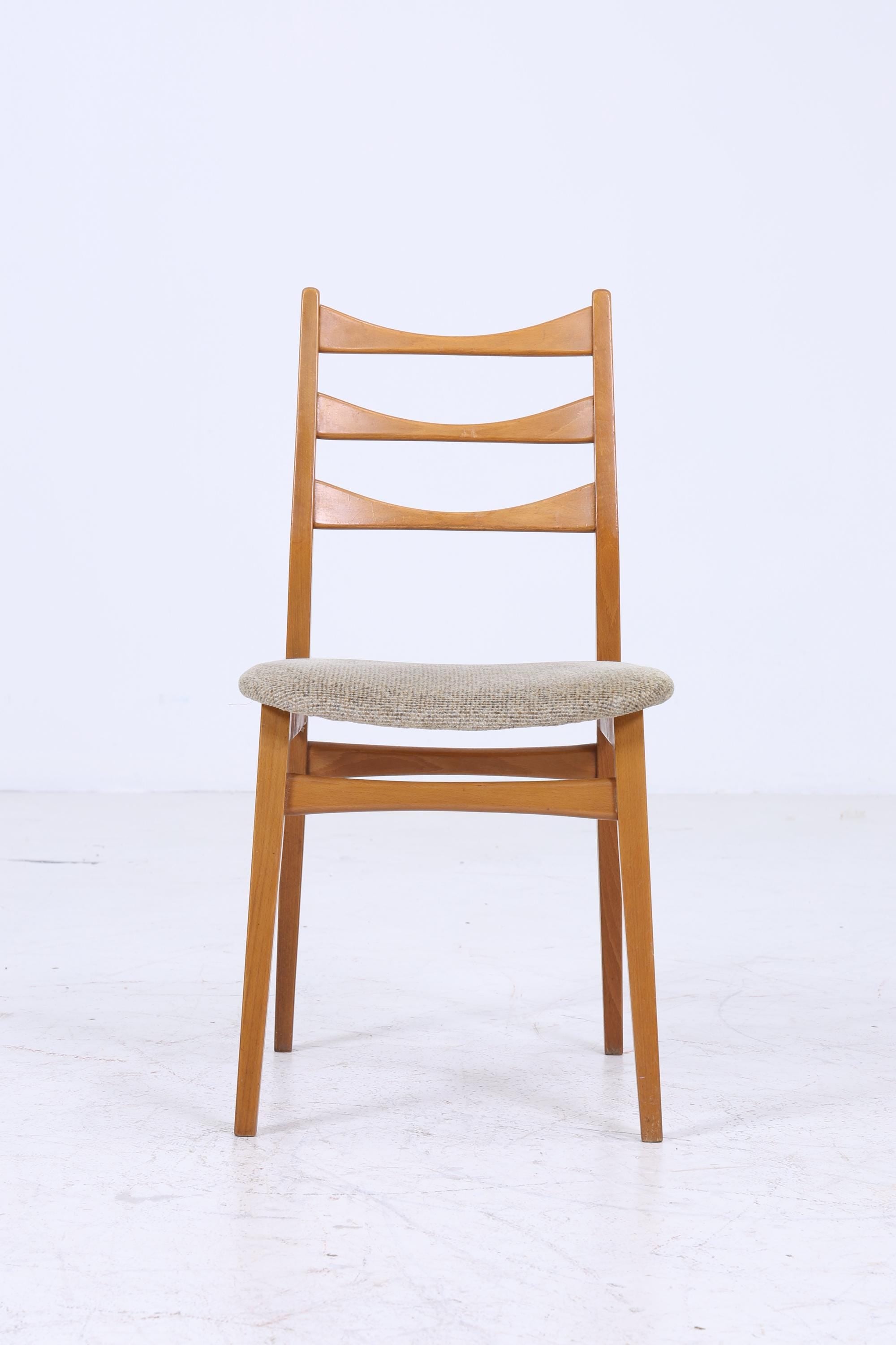 4er Set Vintage Holzstühle | Mid Century Küchen Stuhl Esszimmerstühle Vintage Retro 60er 70er Jahre