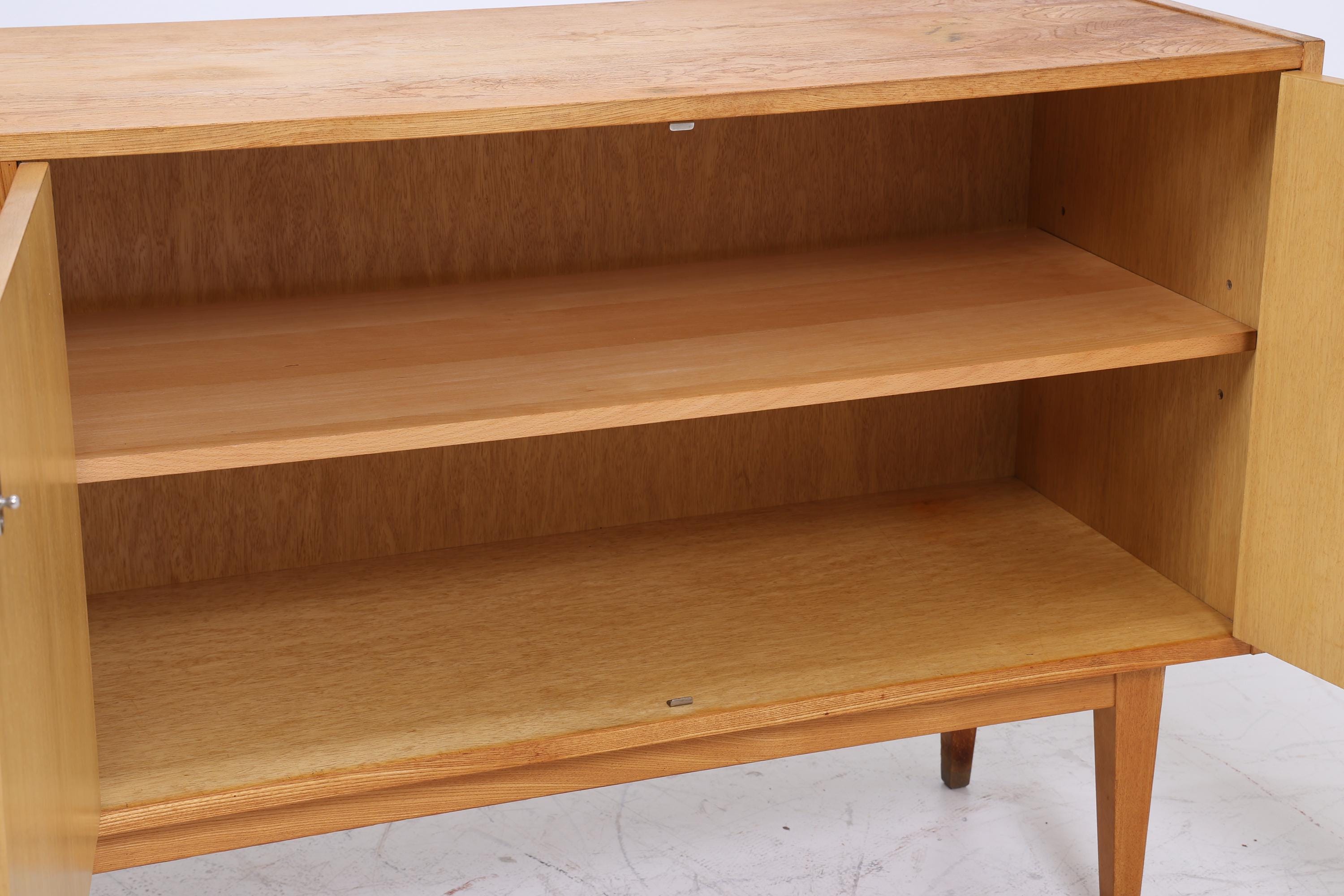 Hellerau 602 / K Sideboard 60er Jahre | Mid Century Schubladen Anrichte Senesche Schrank Helle Eiche Franz Ehrlich Design Retro 70er