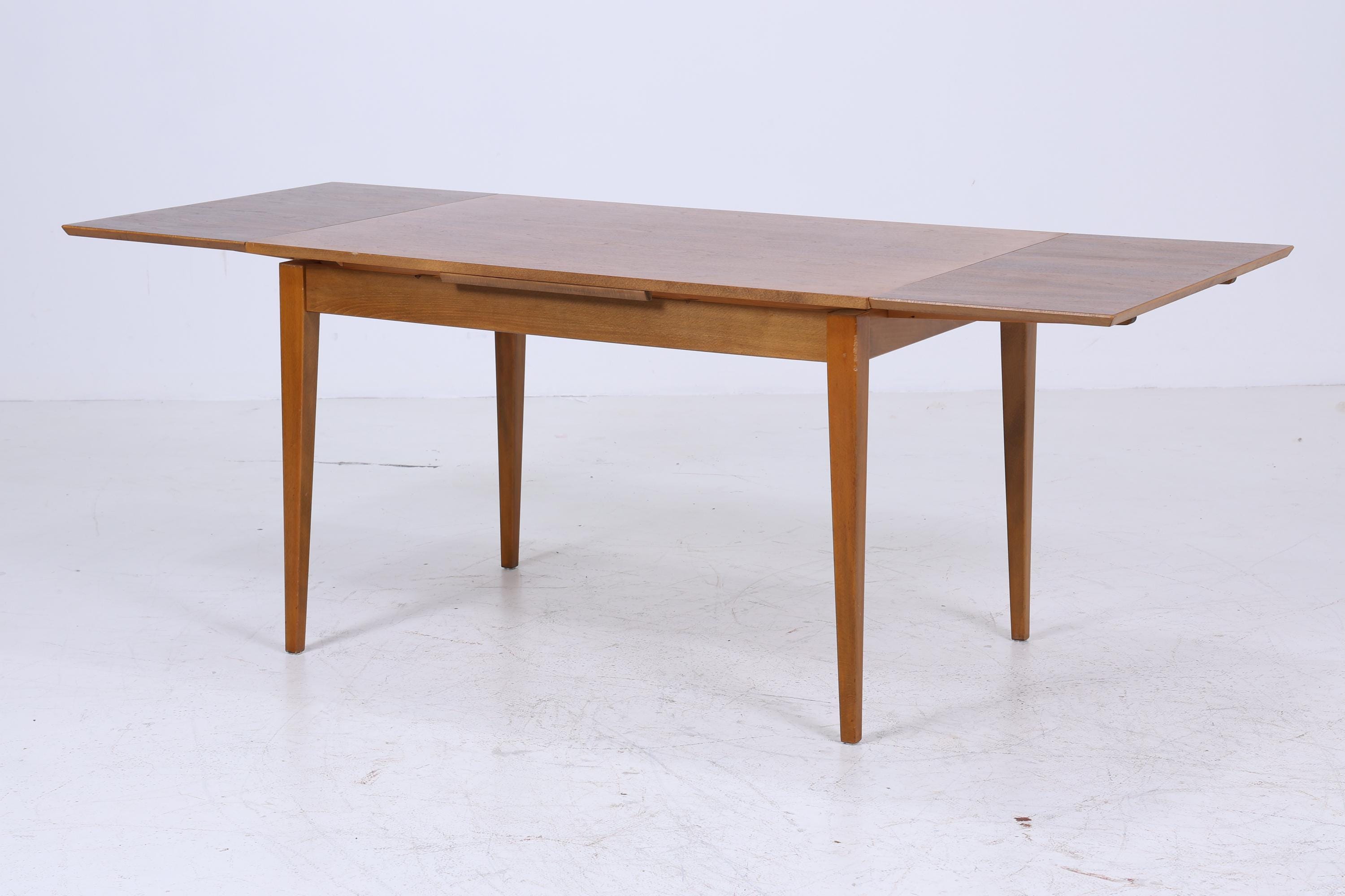 Vintage Küchentisch aus den 60ern | Mid Century Esstisch Tisch Retro 70er Holz Ausziehbar