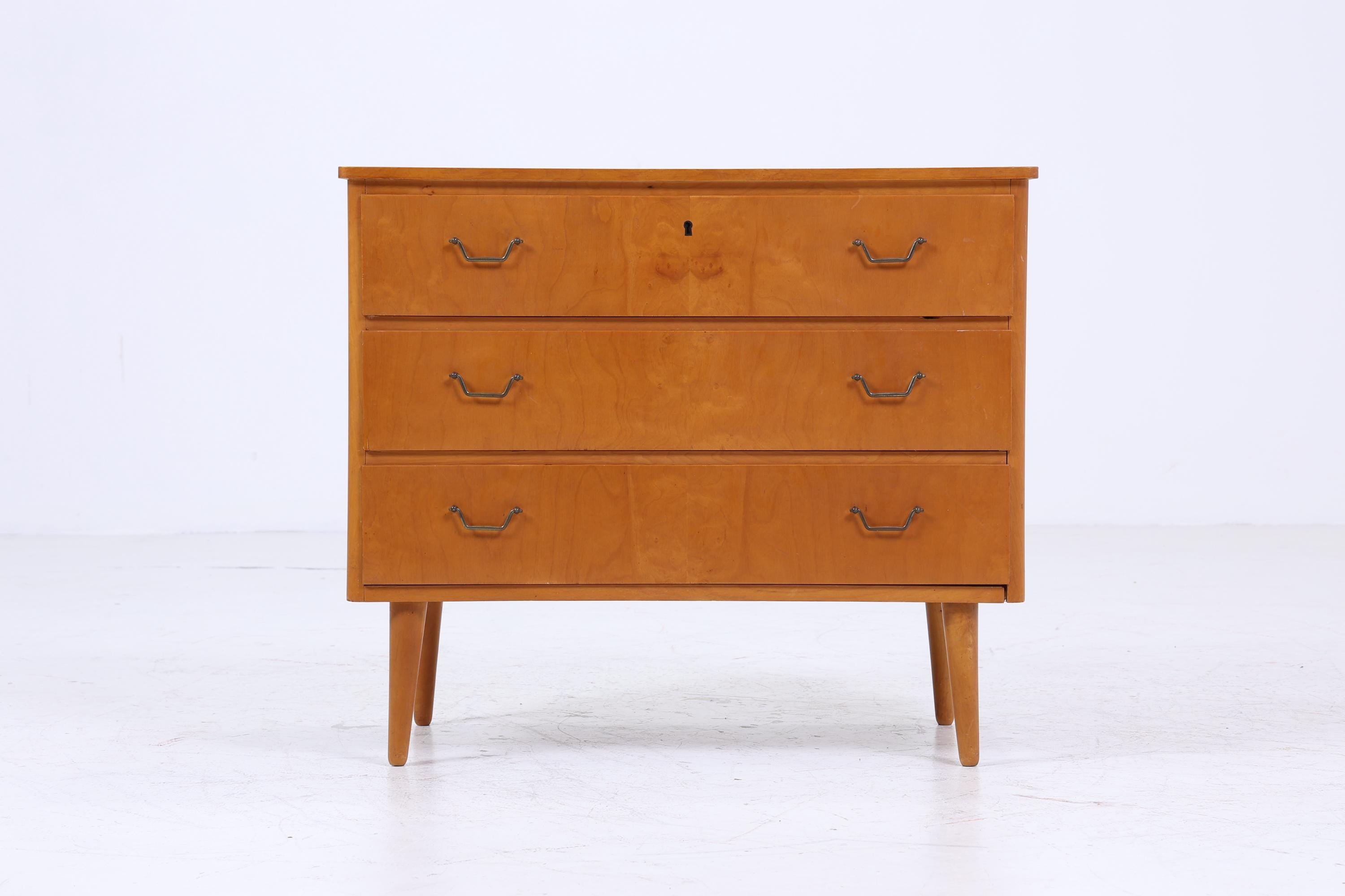 Vintage Schubladen Kommode | Mid Century Schubladen Schrank | 60er 70er Jahre Holz Aufbewahrung