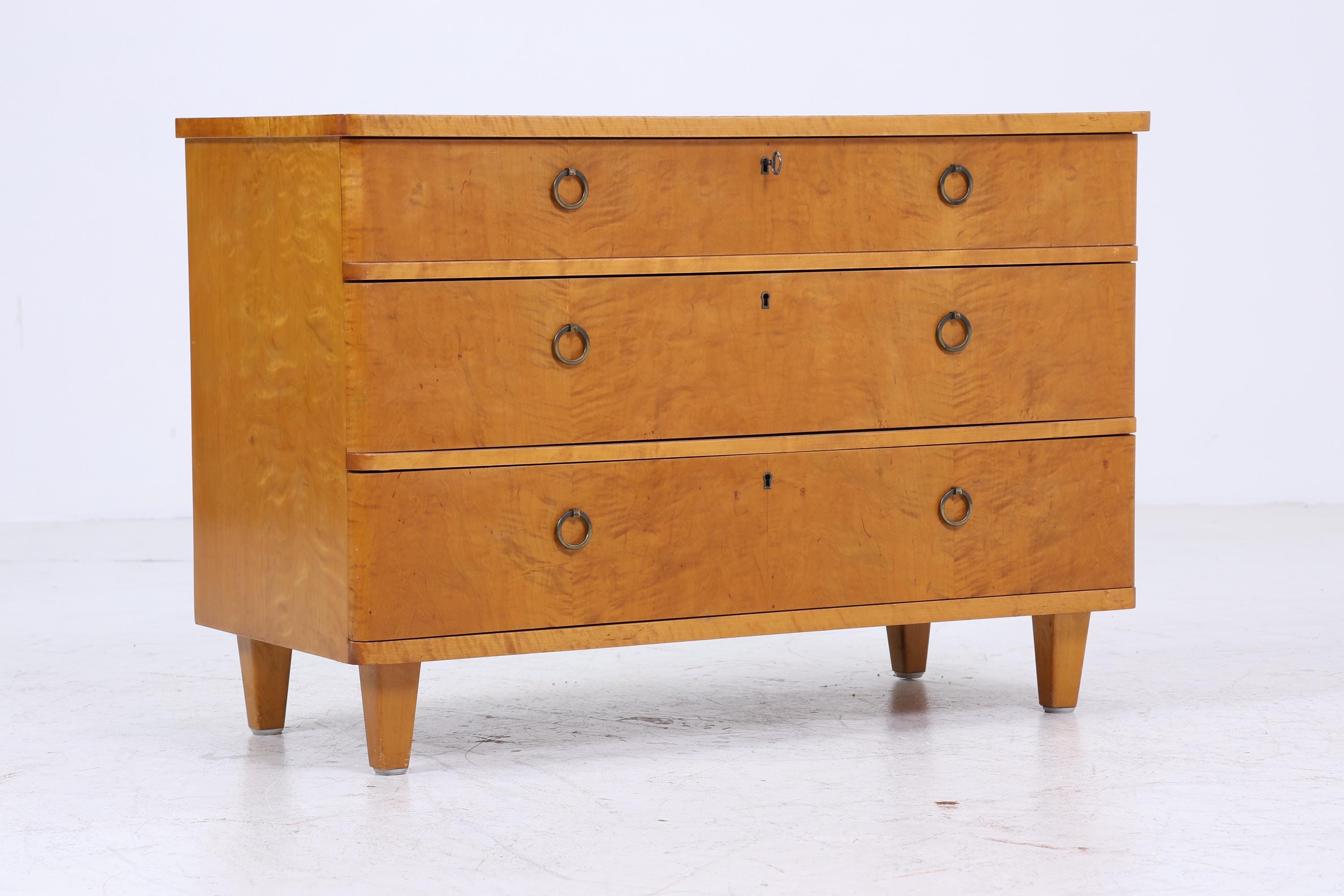 Vintage Schubladen Kommode | Mid Century Schubladen Schrank | Holz Aufbewahrung 60er 70er Jahre
