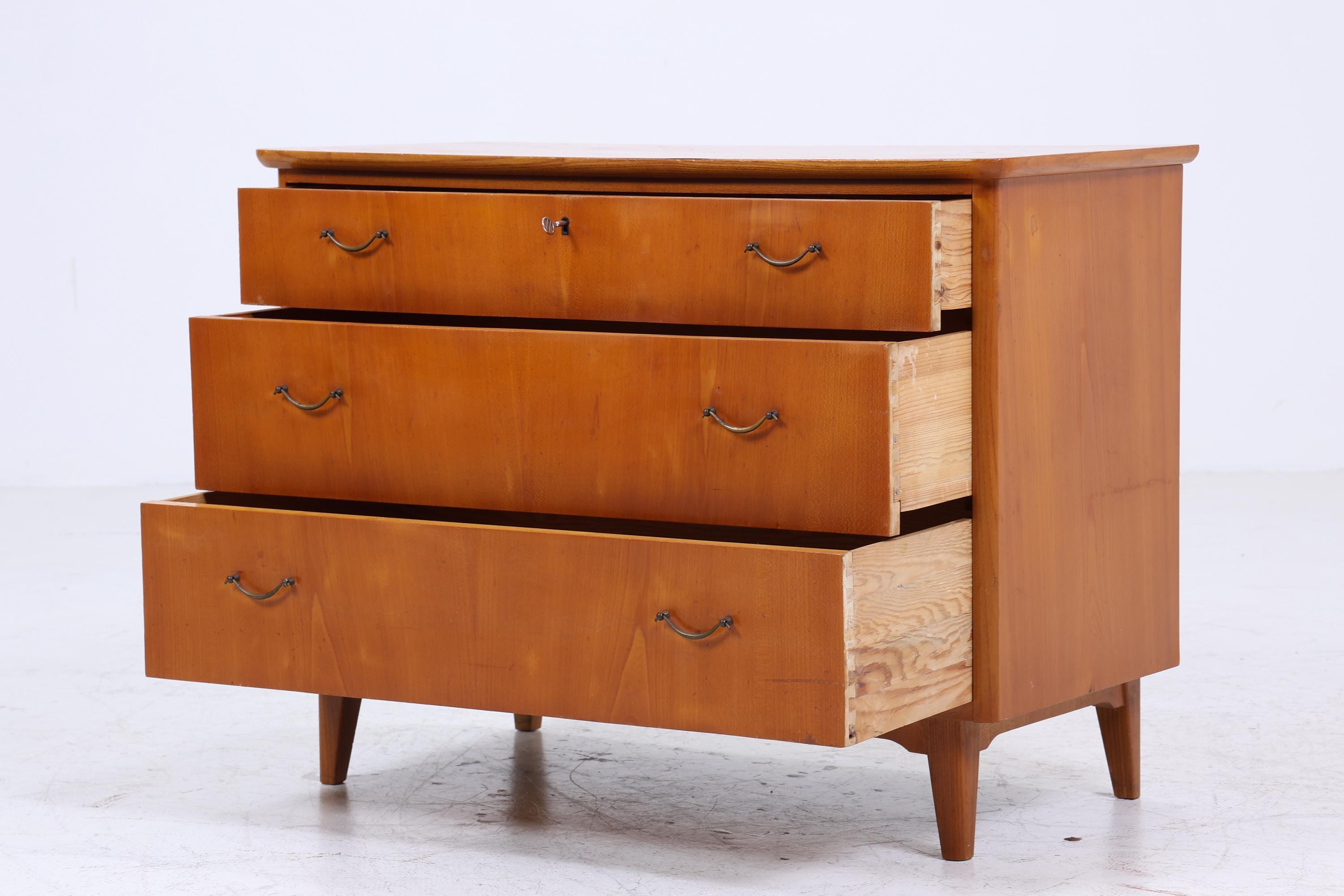 60er Jahre Schubladen Kommode | Mid Century Schubladen Schrank | Vintage Holz Aufbewahrung