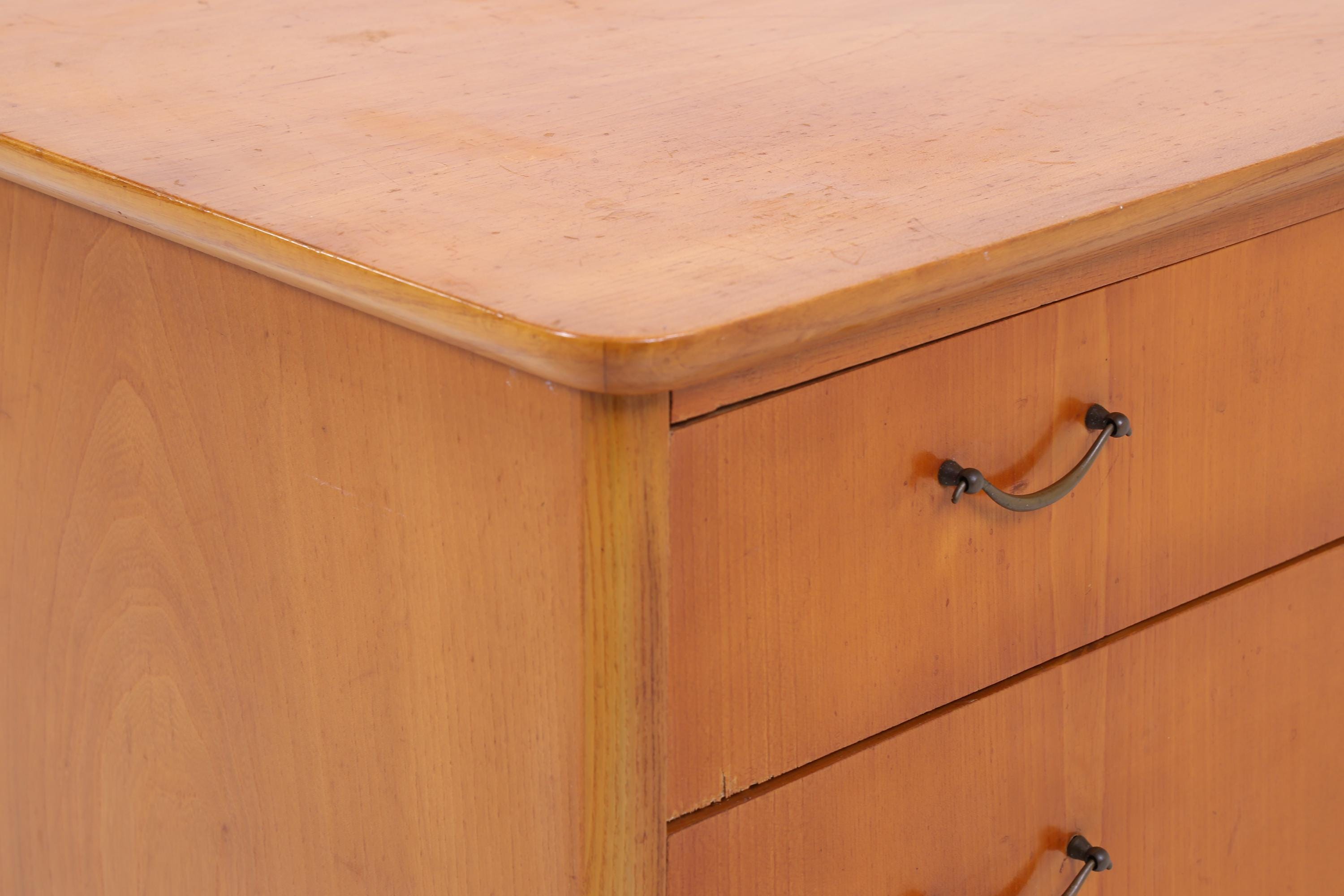 60er Jahre Schubladen Kommode | Mid Century Schubladen Schrank | Vintage Holz Aufbewahrung