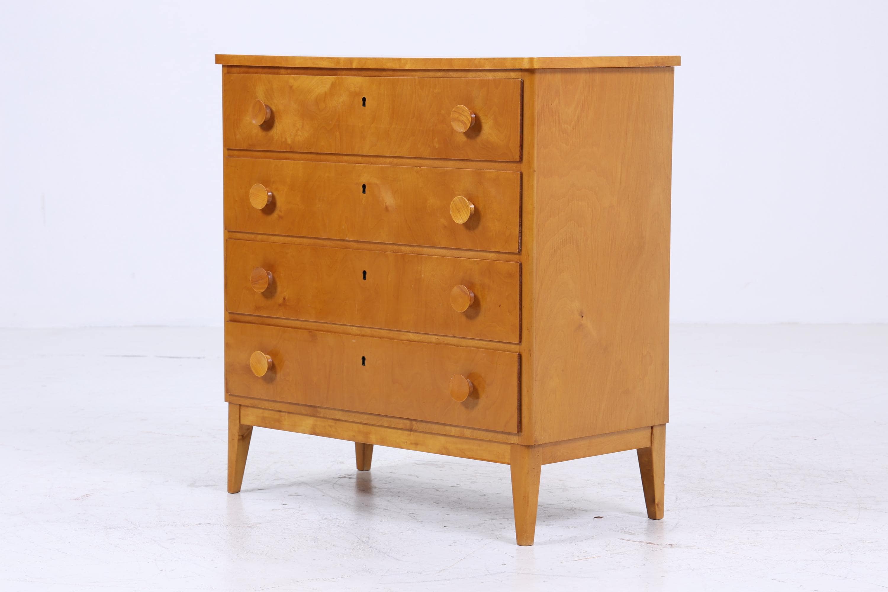 Vintage Schubladen Kommode 60er Jahre | Mid Century Schubladen Schrank | 70er Holz Aufbewahrung