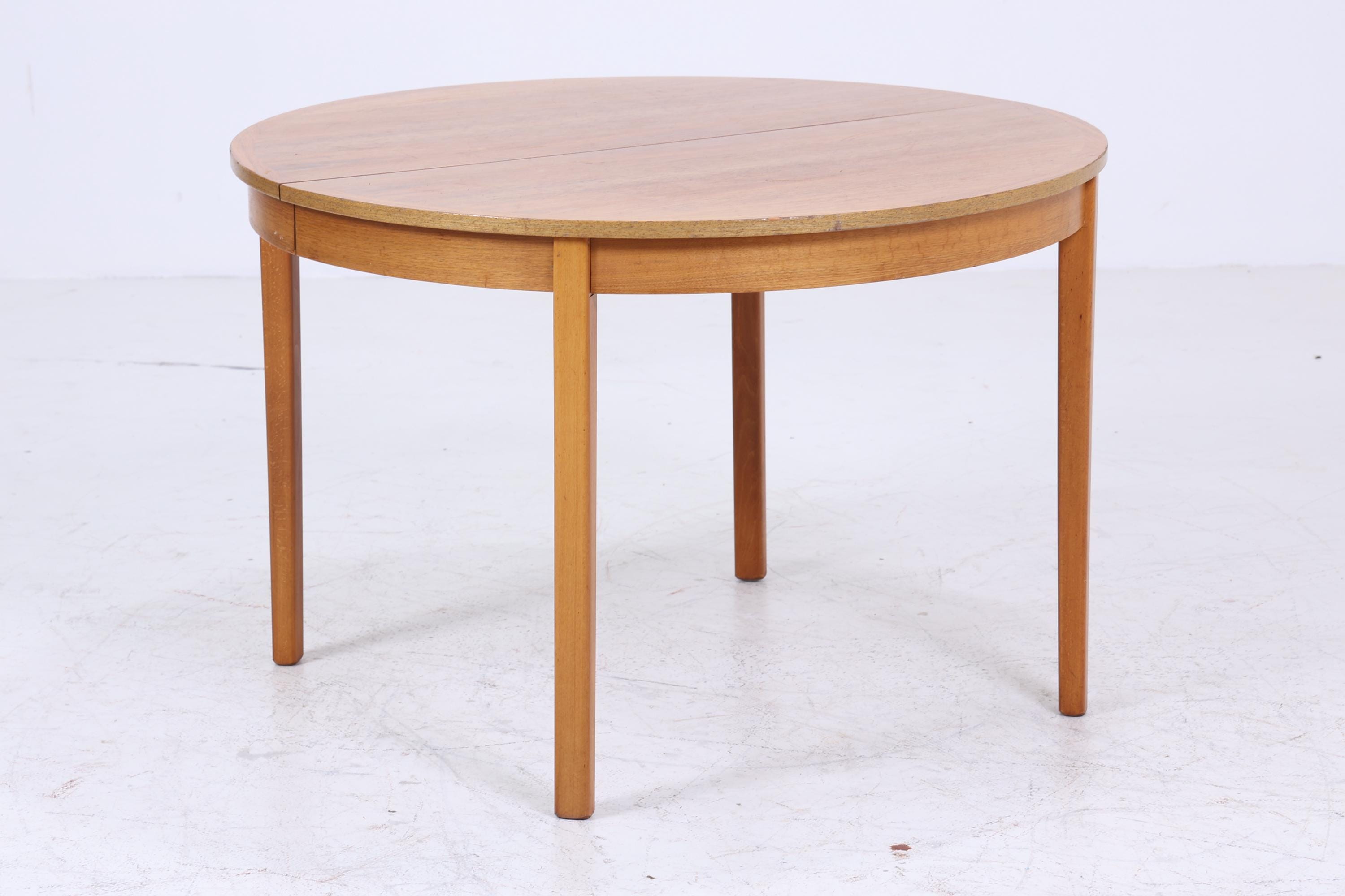 Vintage Küchentisch 60er Jahre | Mid Century Esstisch Tisch Retro 70er Holz Ausziehbar