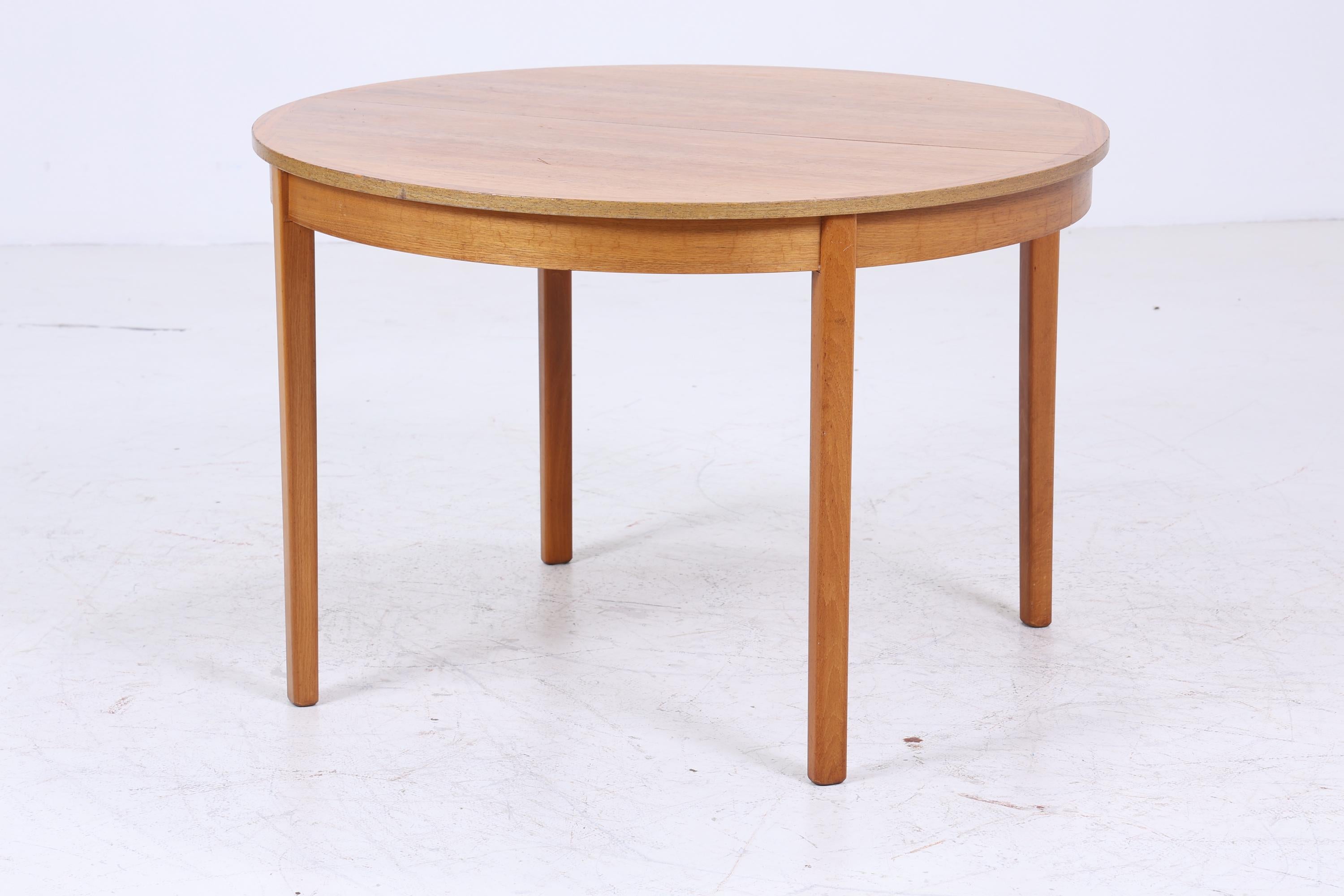 Vintage Küchentisch 60er Jahre | Mid Century Esstisch Tisch Retro 70er Holz Ausziehbar