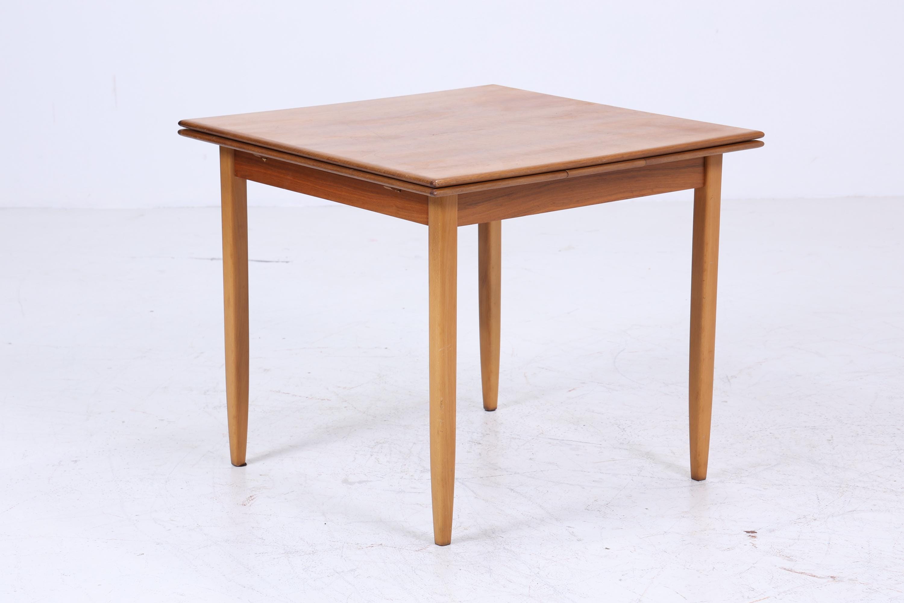 Vintage Küchentisch 60er Jahre | Mid Century Esstisch Tisch Retro 70er Holz Ausziehbar