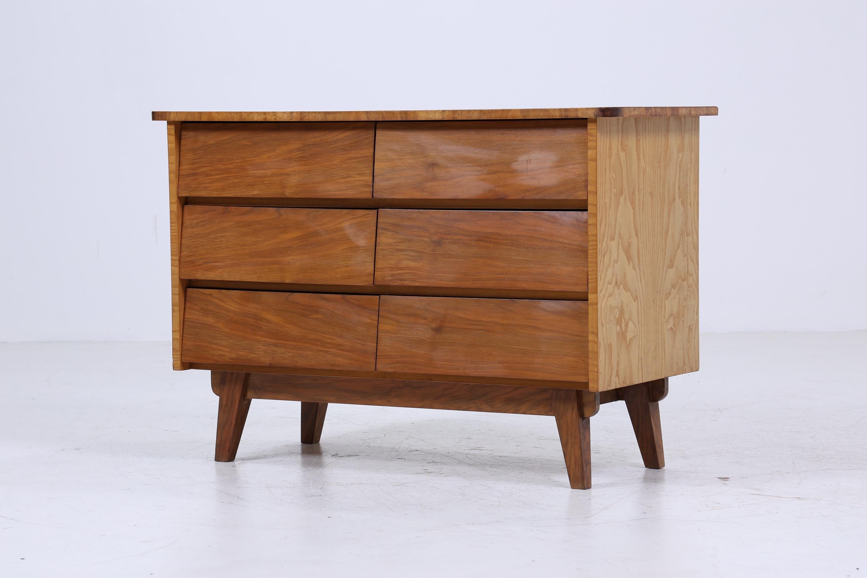 Wundervolle Vintage Schubladen Kommode | Mid Century Schubladen Schrank | Holz Aufbewahrung 60er 70er Jahre
