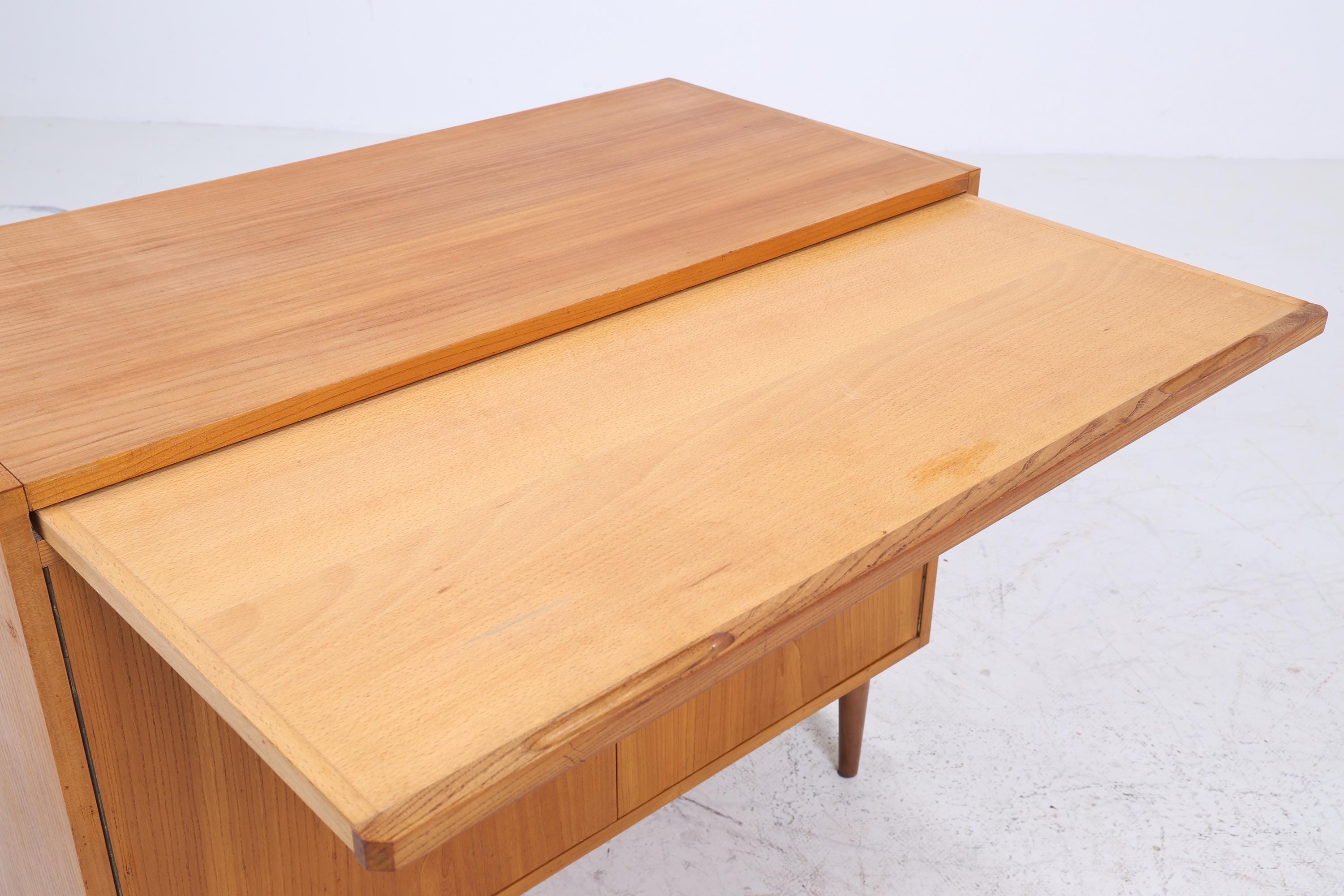 Vintage Hellerau Kommode 605 60er Jahre | Mid Century Schrank Retro Holz Aufbewahrung