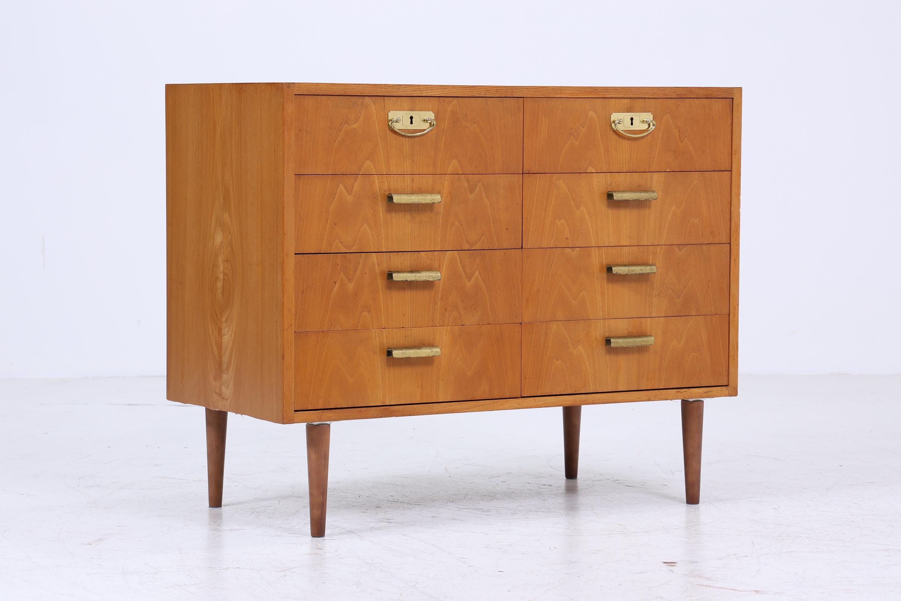 Wundervolle Vintage Schubladen Kommode | Mid Century Schubladen Schrank | Holz Aufbewahrung 60er 70er Jahre