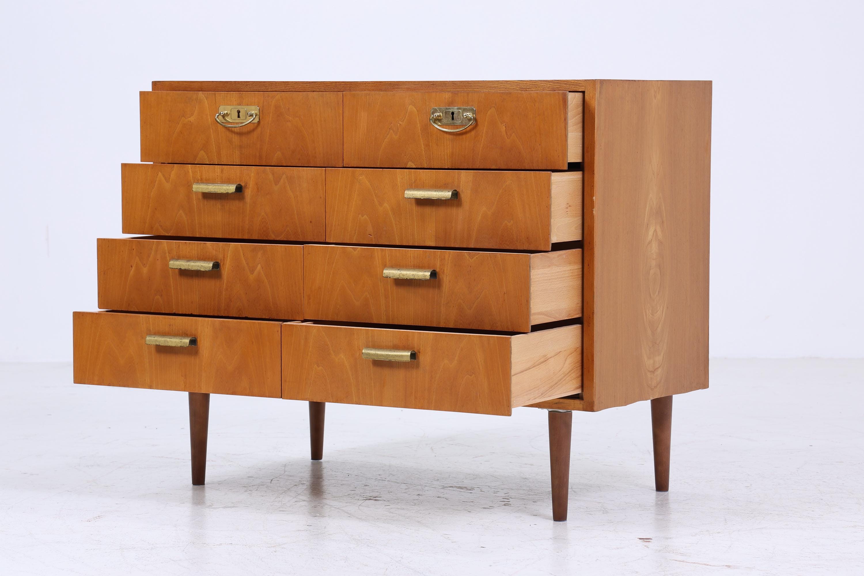 Wundervolle Vintage Schubladen Kommode | Mid Century Schubladen Schrank | Holz Aufbewahrung 60er 70er Jahre