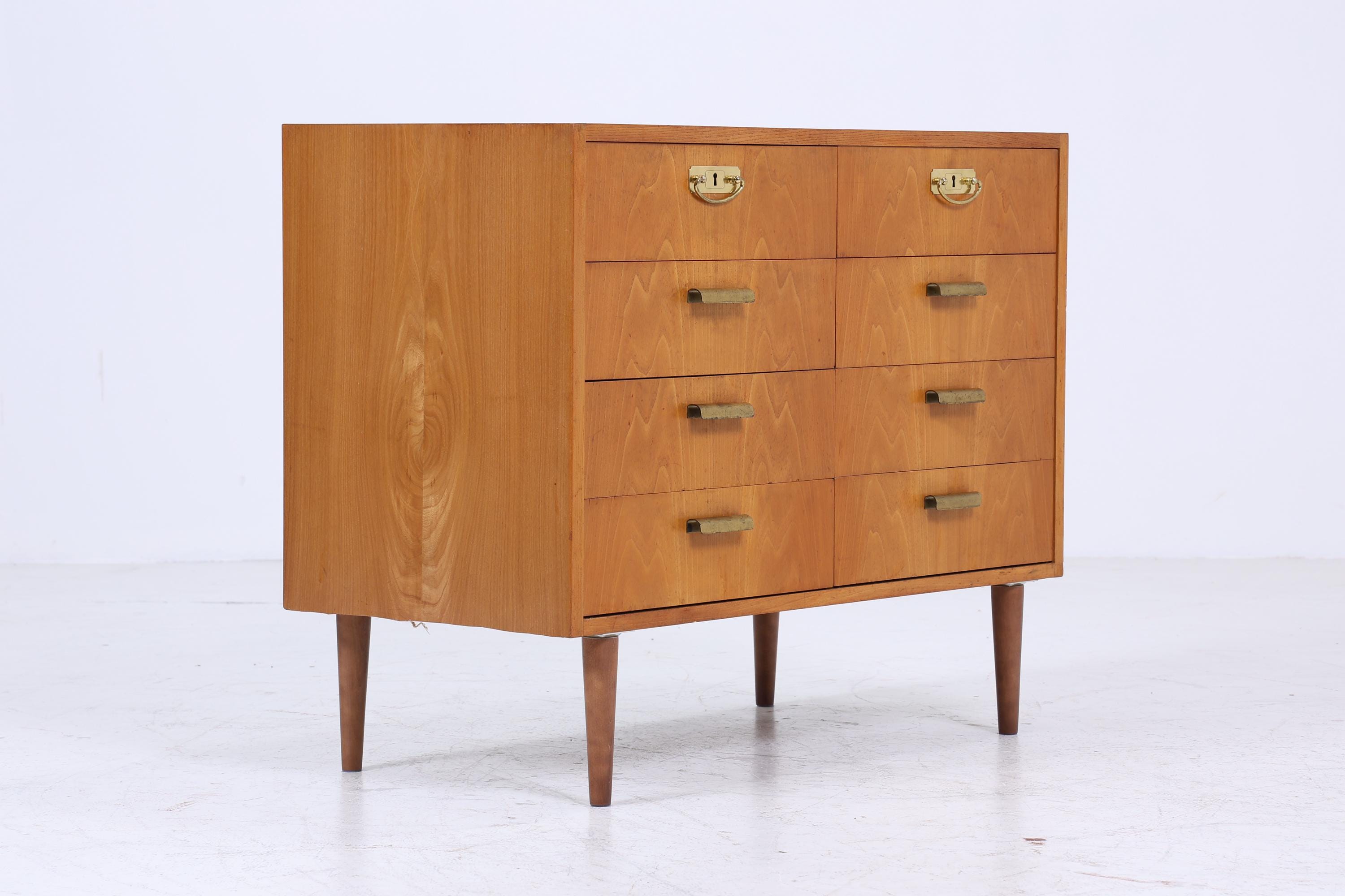 Wundervolle Vintage Schubladen Kommode | Mid Century Schubladen Schrank | Holz Aufbewahrung 60er 70er Jahre