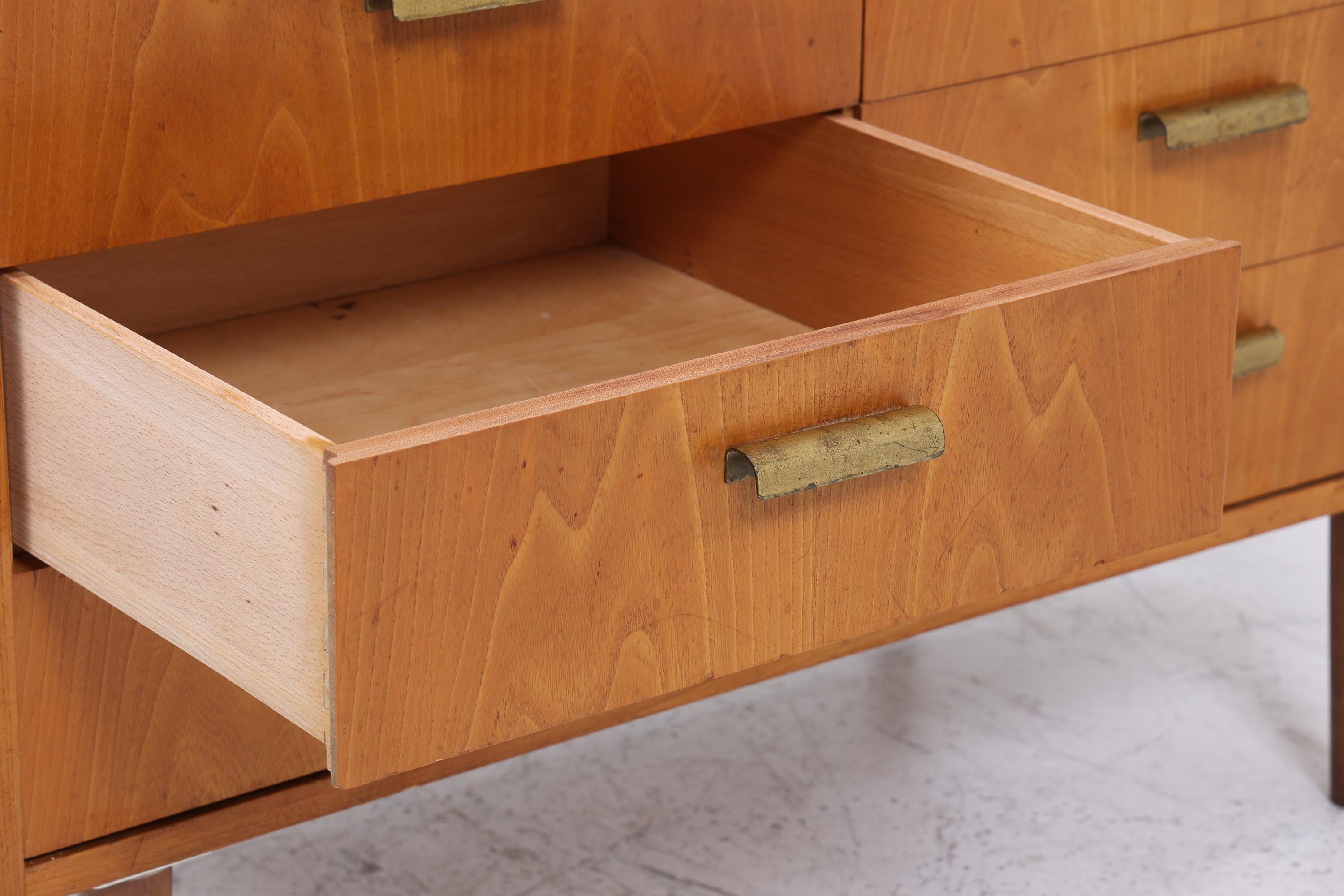 Wundervolle Vintage Schubladen Kommode | Mid Century Schubladen Schrank | Holz Aufbewahrung 60er 70er Jahre