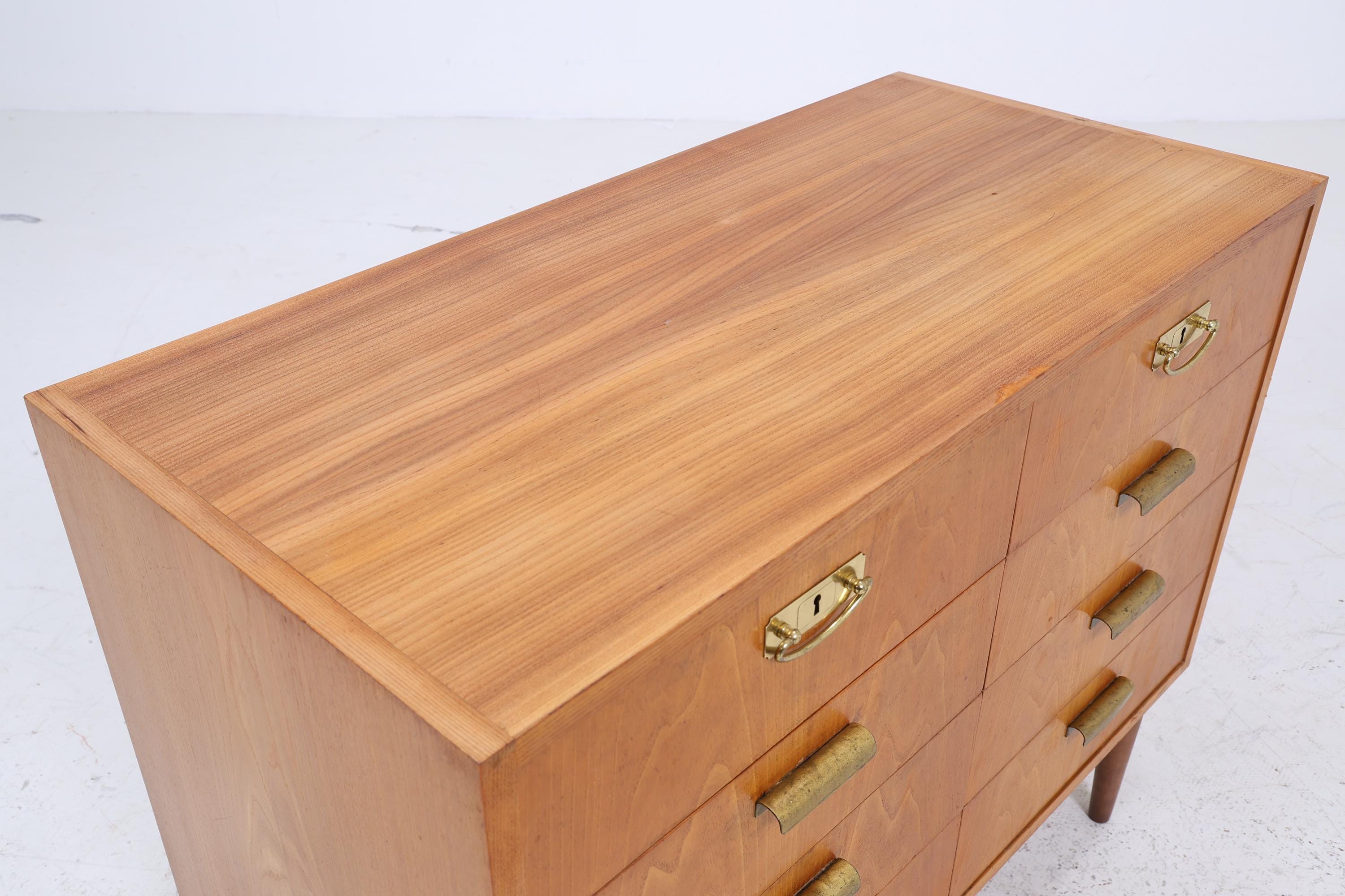 Wundervolle Vintage Schubladen Kommode | Mid Century Schubladen Schrank | Holz Aufbewahrung 60er 70er Jahre