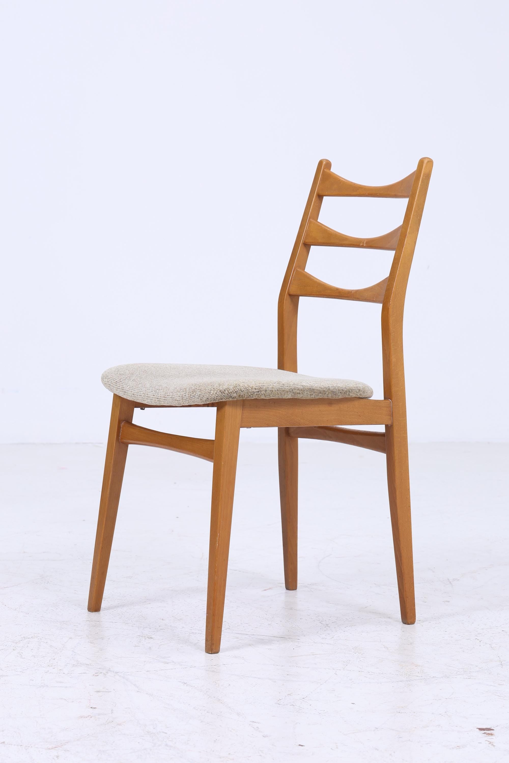 4er Set Vintage Holzstühle | Mid Century Küchen Stuhl Esszimmerstühle Vintage Retro 60er 70er Jahre