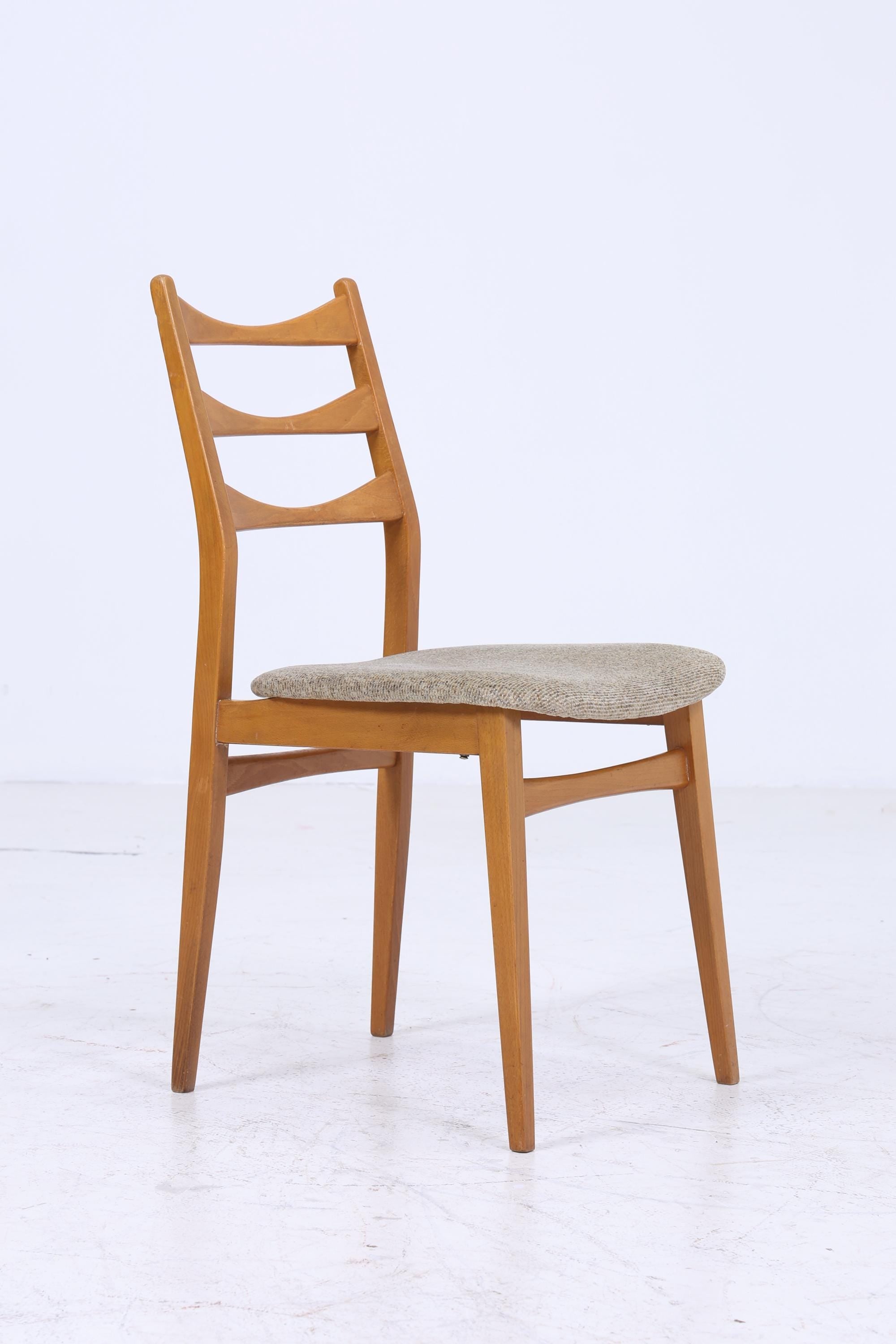 4er Set Vintage Holzstühle | Mid Century Küchen Stuhl Esszimmerstühle Vintage Retro 60er 70er Jahre