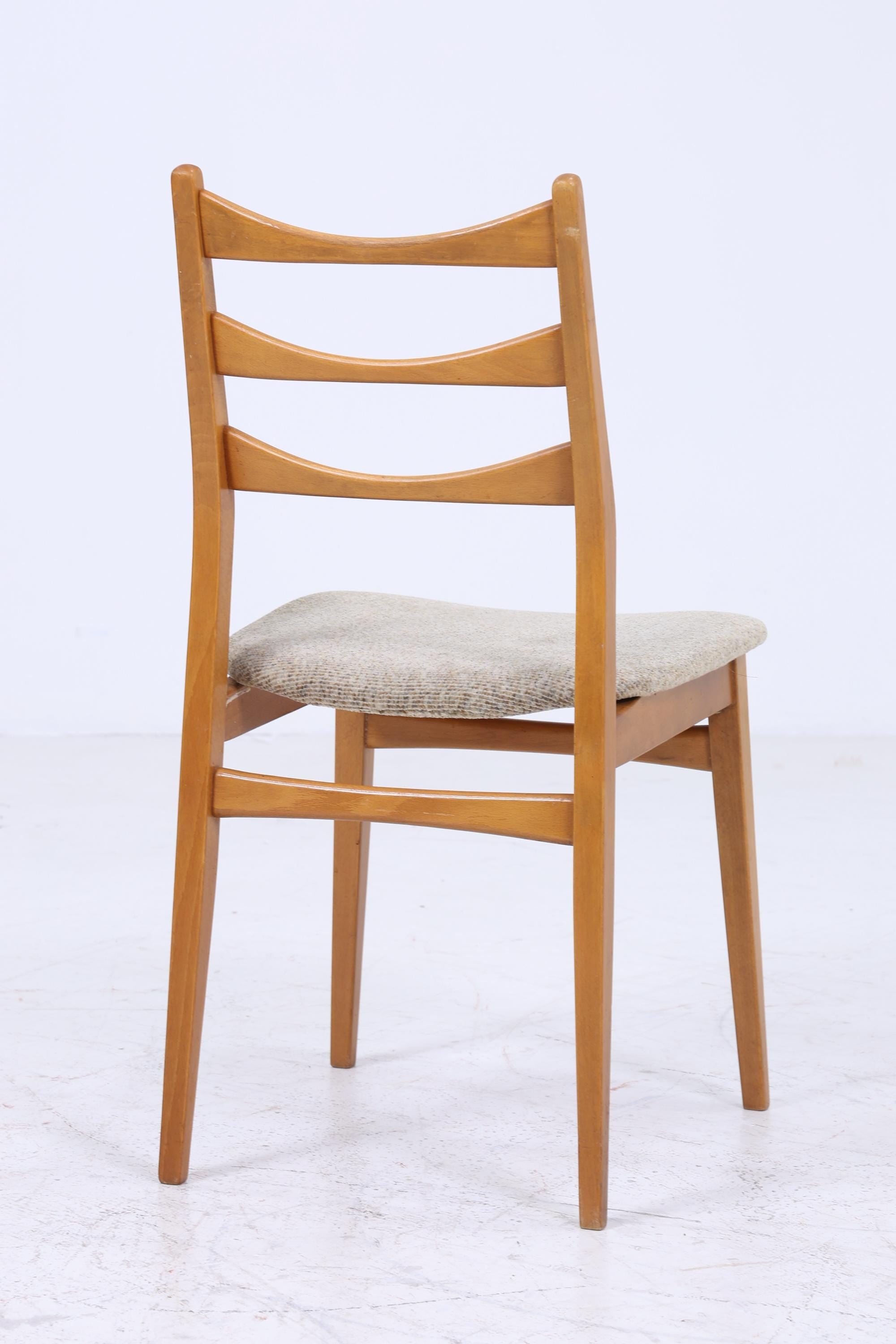 4er Set Vintage Holzstühle | Mid Century Küchen Stuhl Esszimmerstühle Vintage Retro 60er 70er Jahre