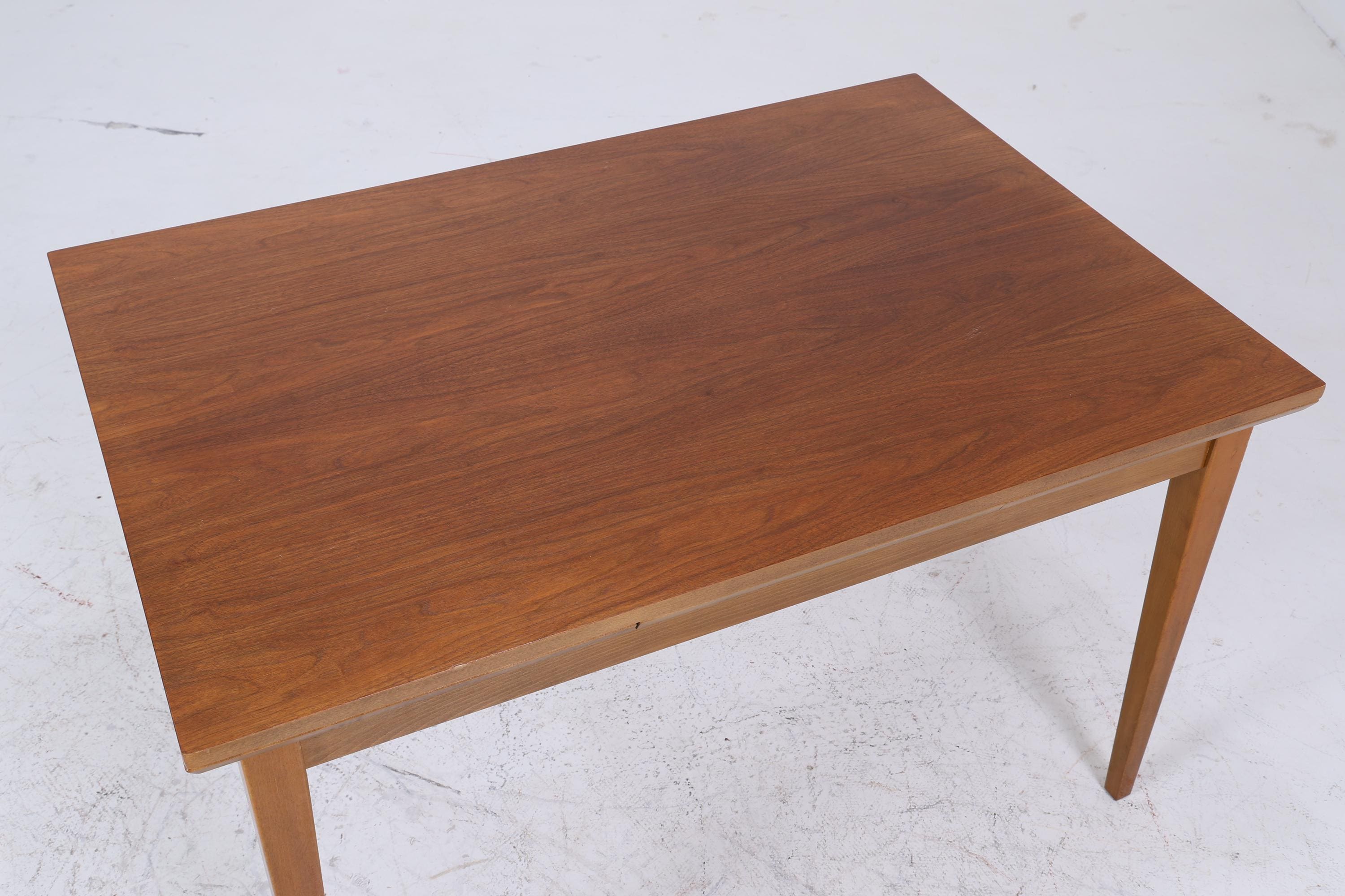 Vintage Küchentisch aus den 60ern | Mid Century Esstisch Tisch Retro 70er Holz Ausziehbar