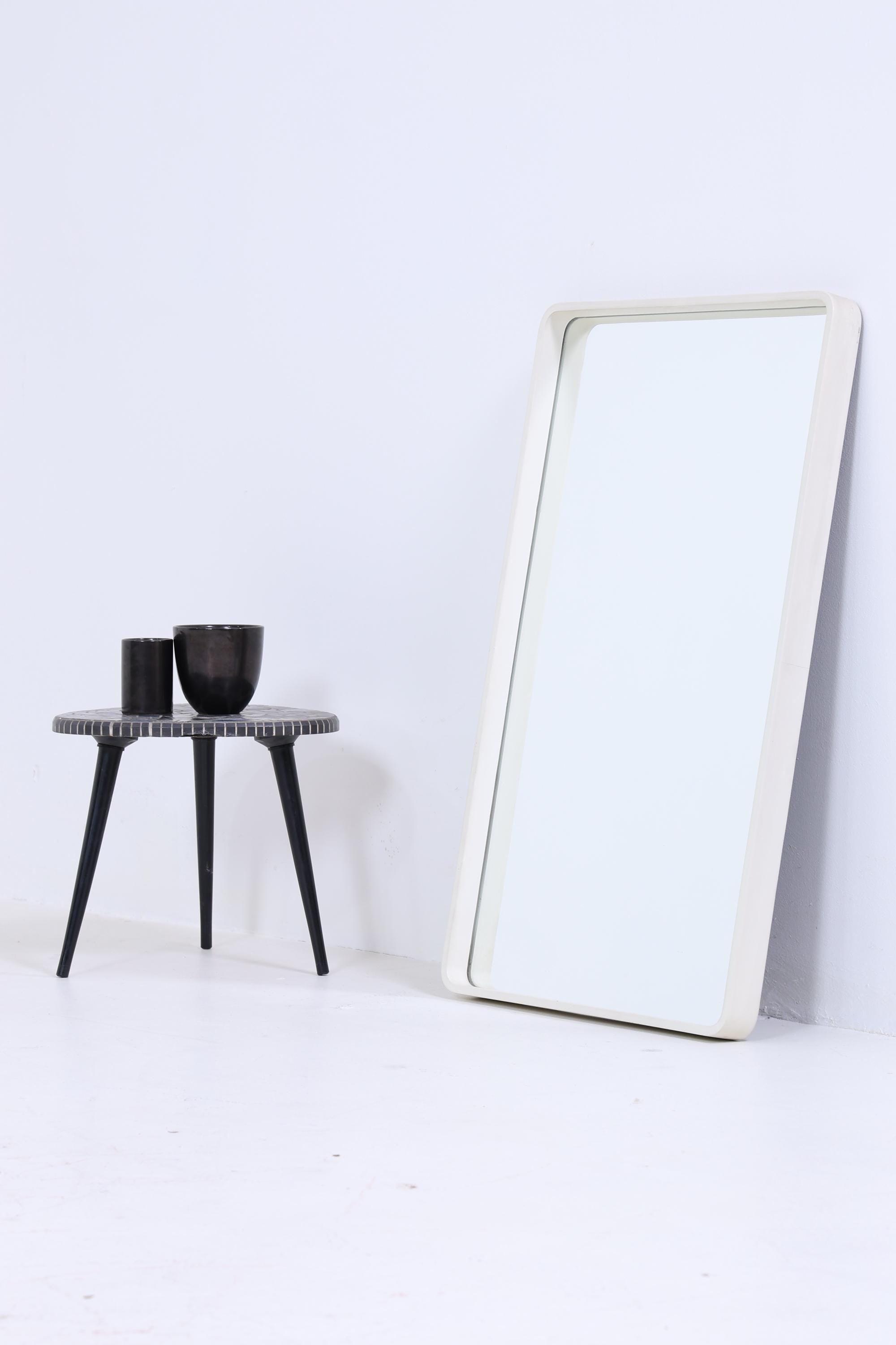 Vintage Spiegel 60er Jahre | Mid Century Hänge Spiegel Mirror Retro Schräg Vintage