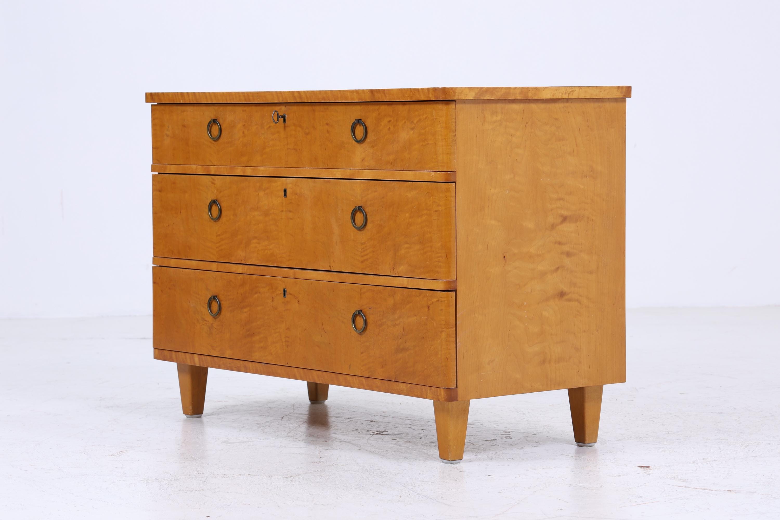 Vintage Schubladen Kommode | Mid Century Schubladen Schrank | Holz Aufbewahrung 60er 70er Jahre