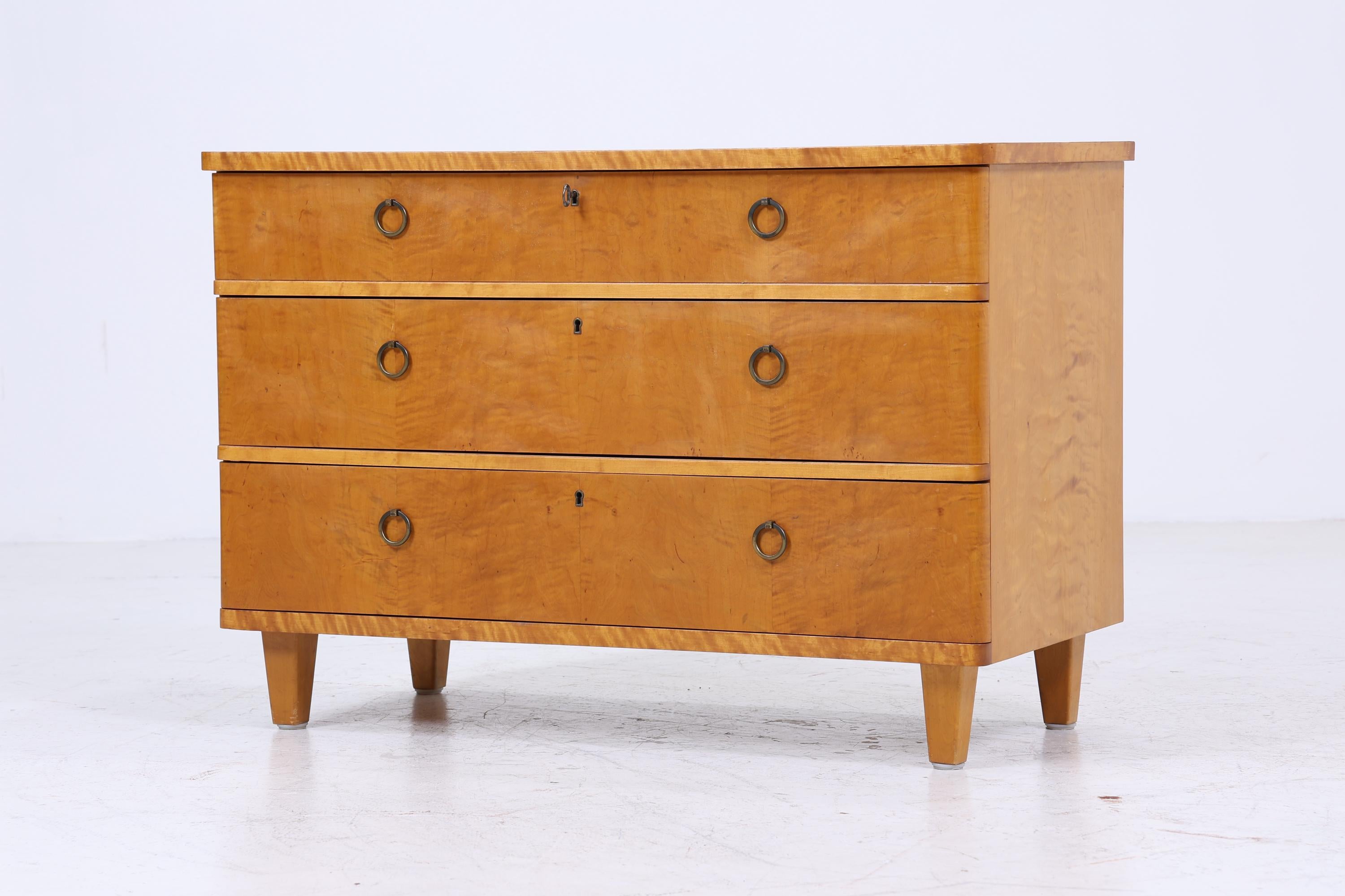 Vintage Schubladen Kommode | Mid Century Schubladen Schrank | Holz Aufbewahrung 60er 70er Jahre