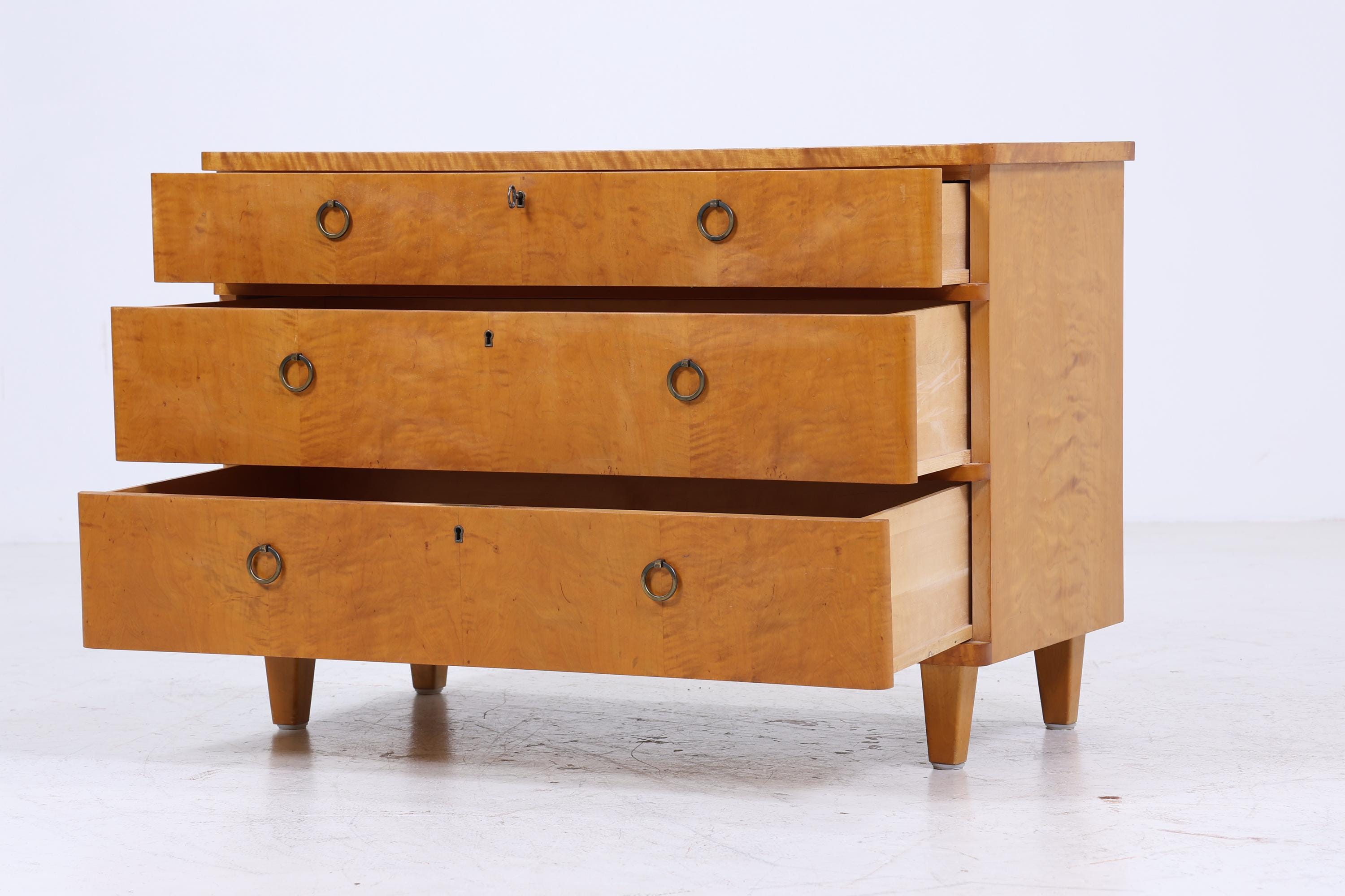 Vintage Schubladen Kommode | Mid Century Schubladen Schrank | Holz Aufbewahrung 60er 70er Jahre