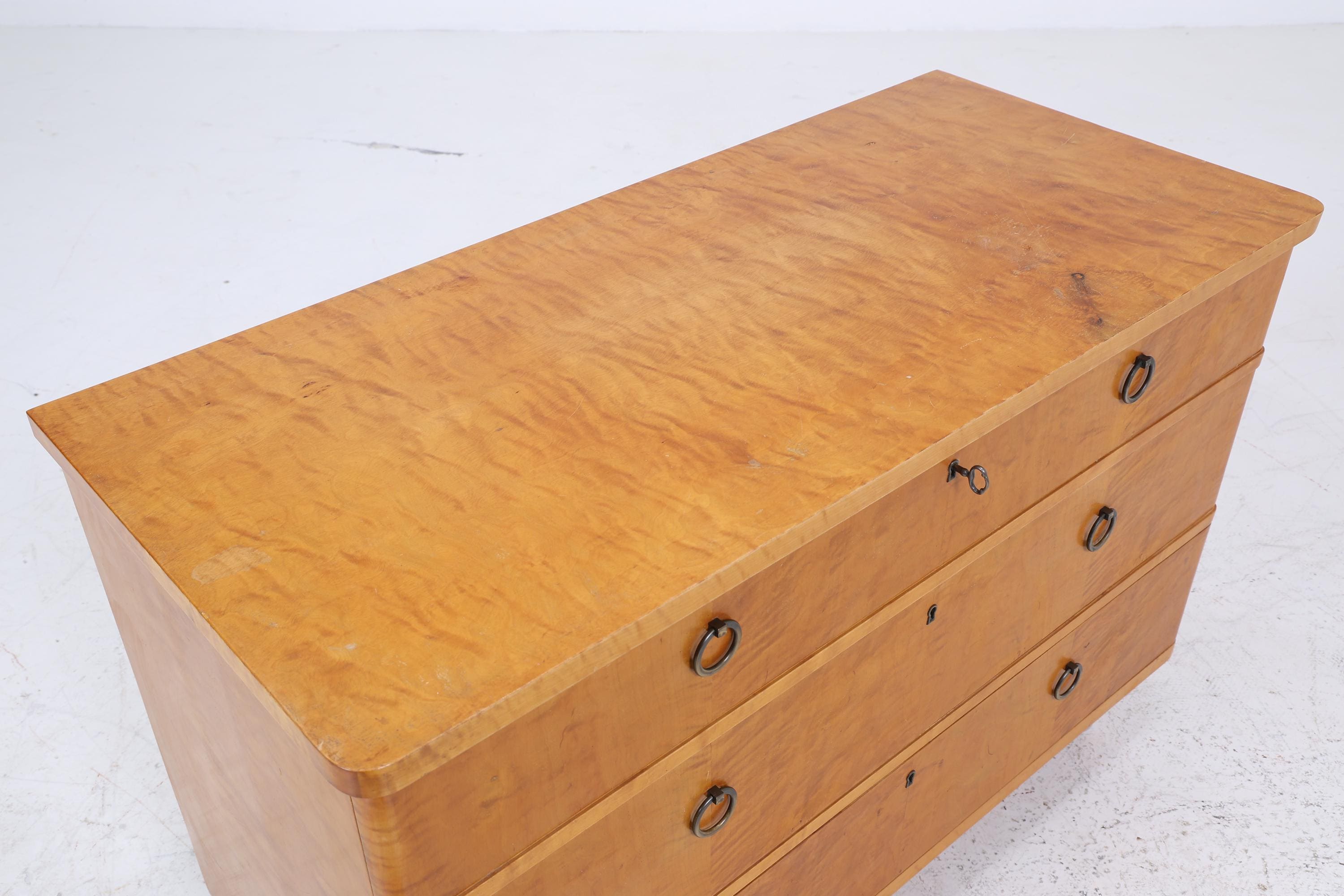 Vintage Schubladen Kommode | Mid Century Schubladen Schrank | Holz Aufbewahrung 60er 70er Jahre