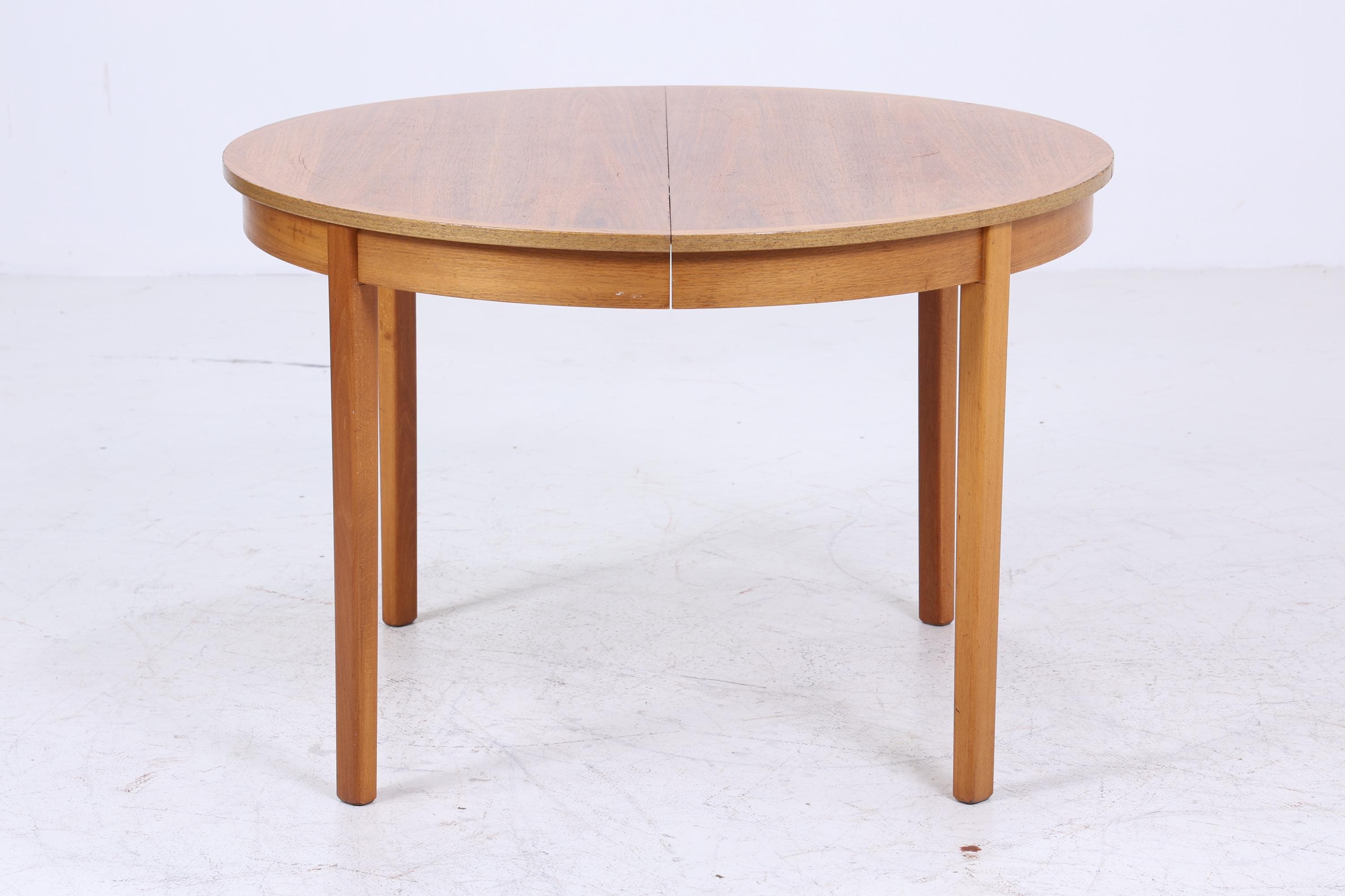 Vintage Küchentisch 60er Jahre | Mid Century Esstisch Tisch Retro 70er Holz Ausziehbar