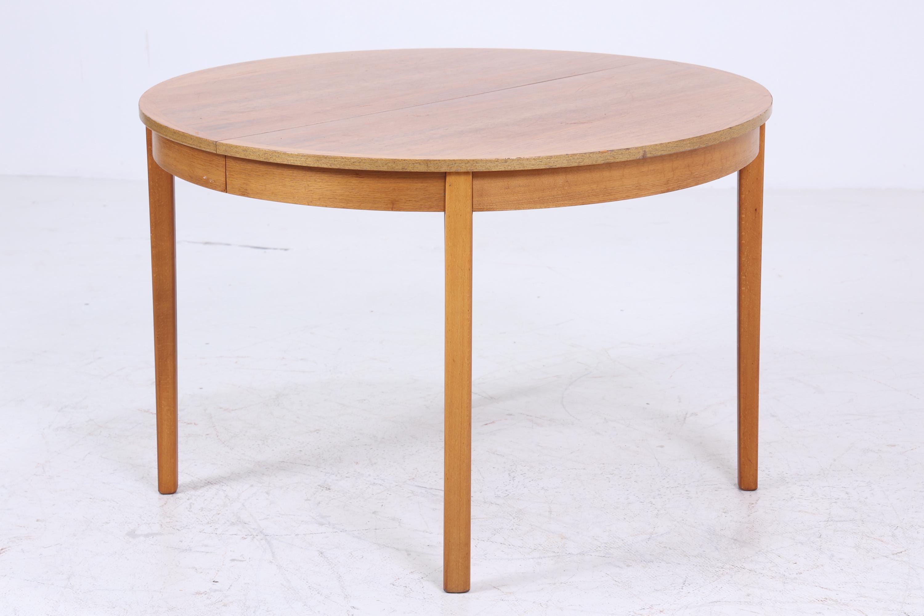Vintage Küchentisch 60er Jahre | Mid Century Esstisch Tisch Retro 70er Holz Ausziehbar