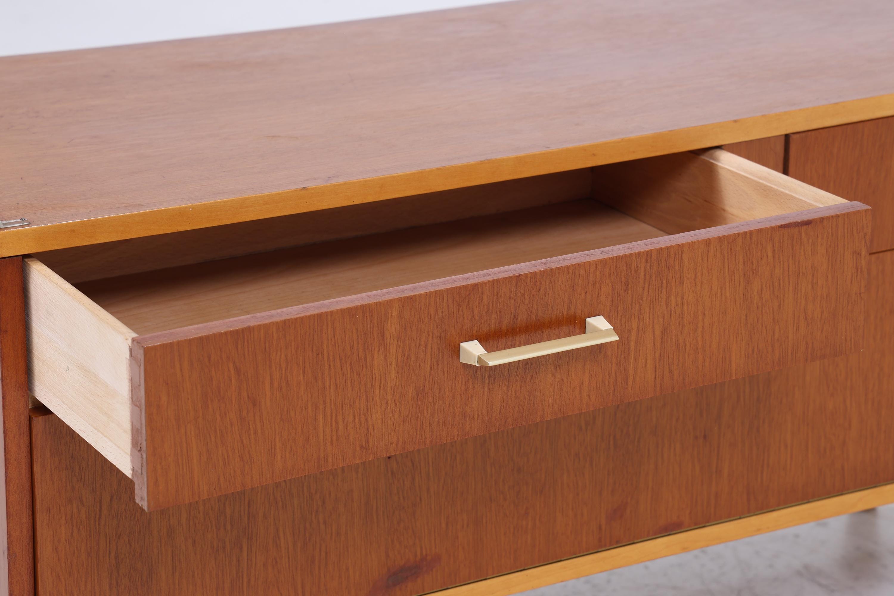 Vintage Schubladen Kommode | Mid Century Lowboard | Holz Aufbewahrung 60er 70er Jahre