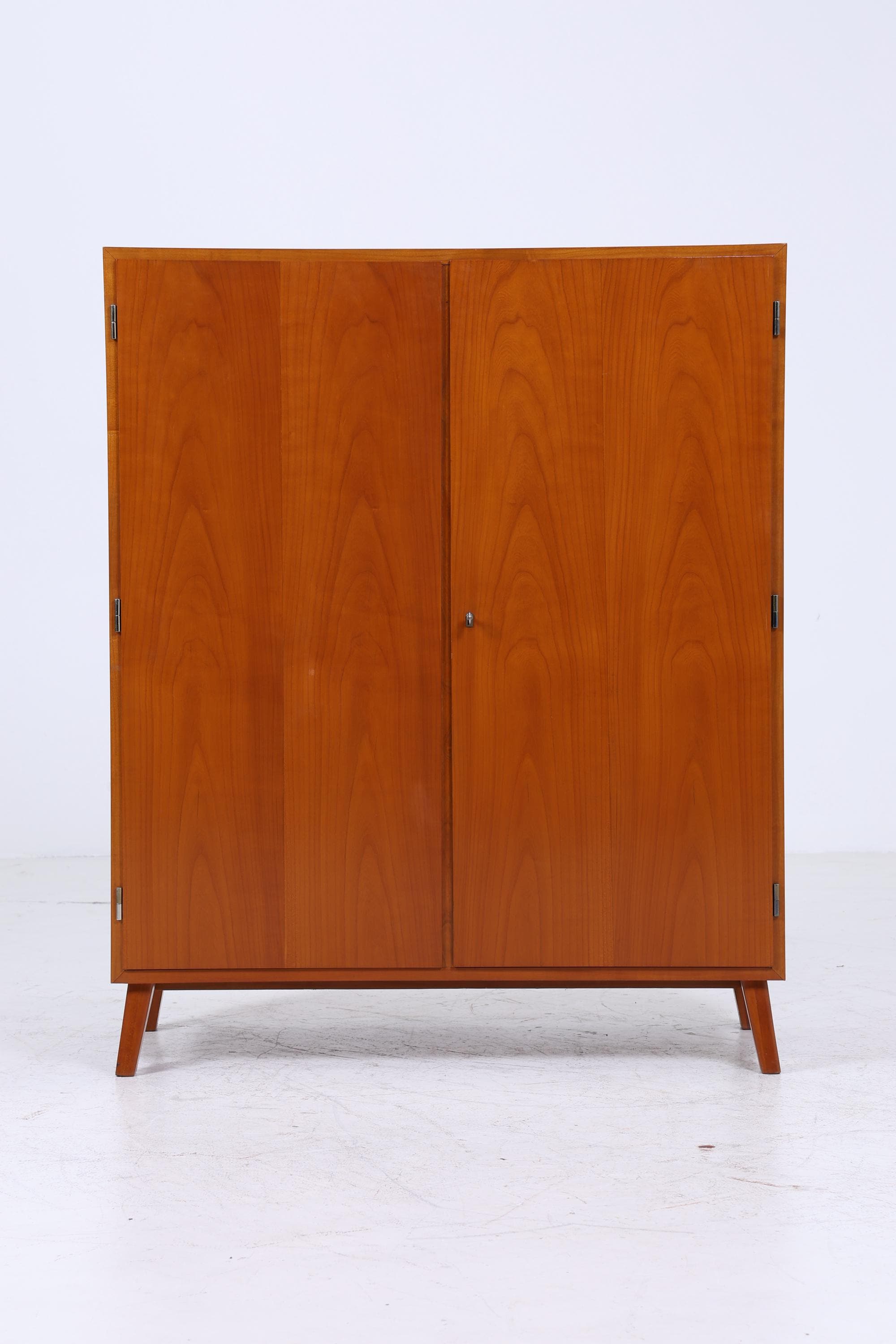 Zeitloser Vintage Schrank 60er Jahre | Mid Century Wäscheschrank Schubladen Fächerschrank Holz Retro Aufbewahrung