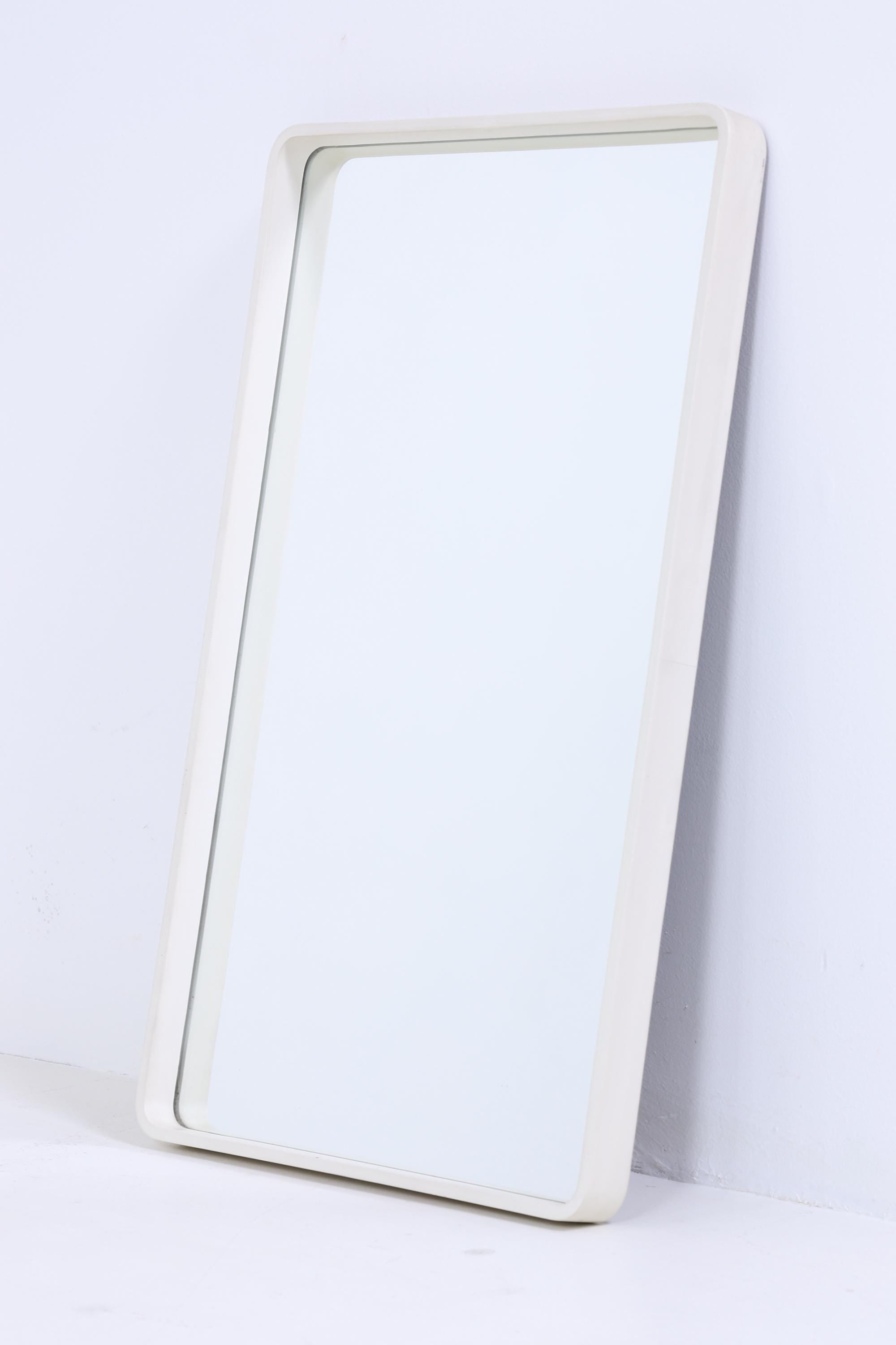 Vintage Spiegel 60er Jahre | Mid Century Hänge Spiegel Mirror Retro Schräg Vintage