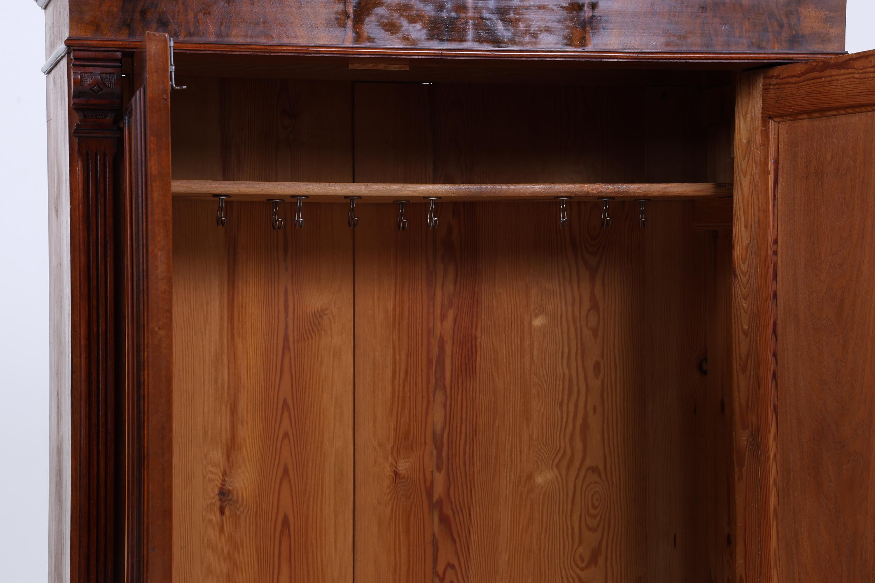 Wunderschöner Gründerzeit Kleiderschrank | Antik Schubladen Schrank Retro Wäscheschrank Aufbewahrung Holz