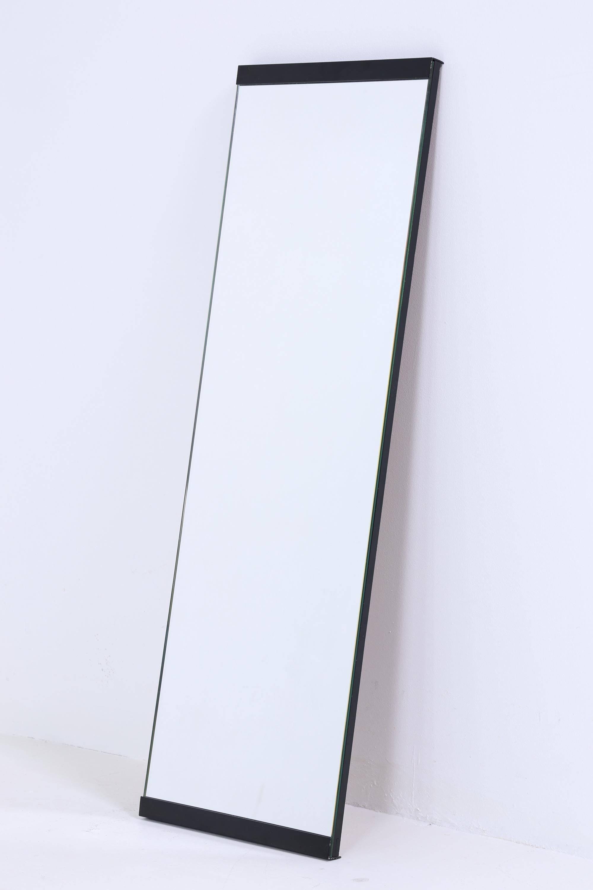 Vintage Spiegel 60er Jahre | Mid Century Hänge Spiegel Mirror Holz Retro Schräg Vintage
