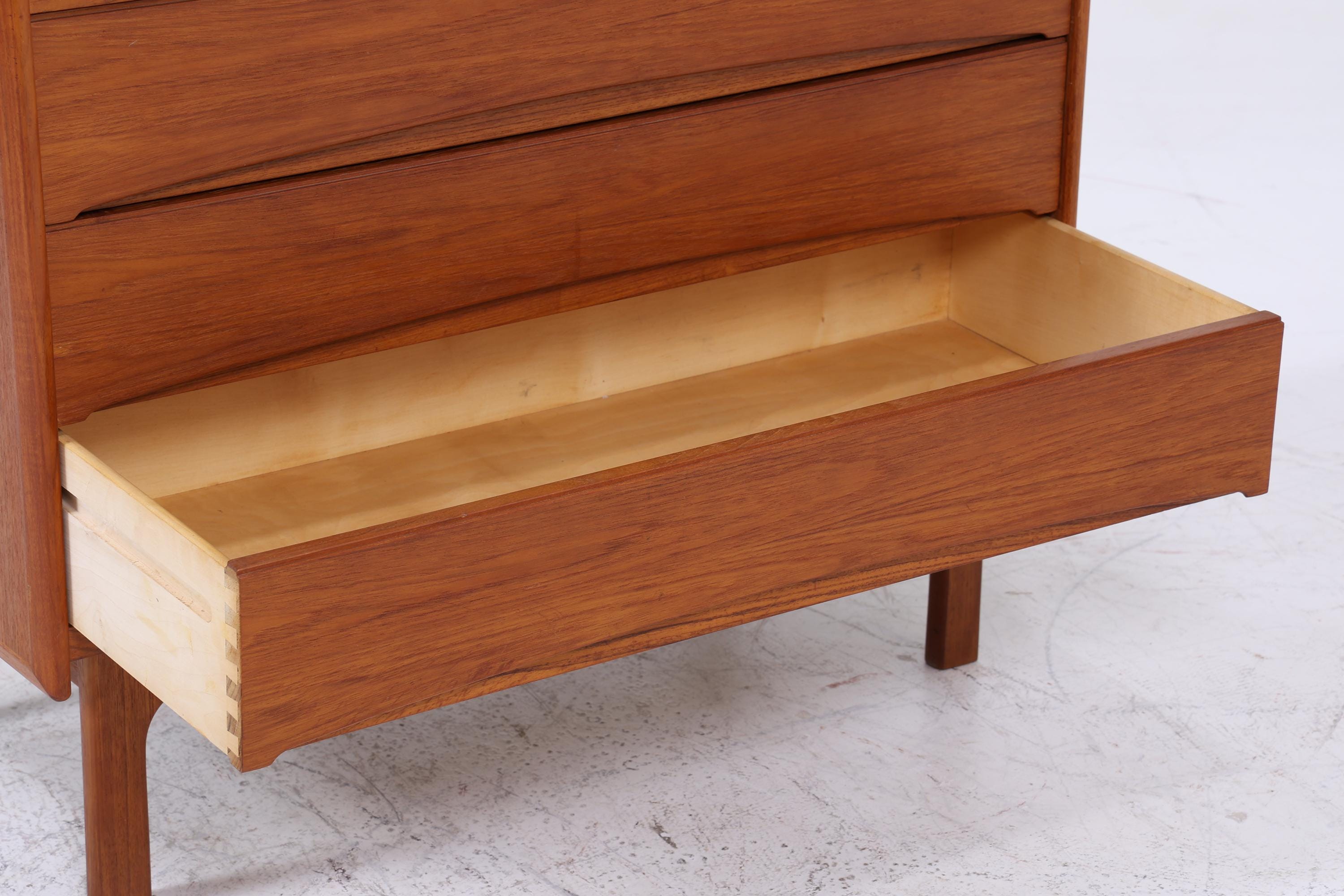 Vintage Teak Sekretär von Bernhard Pedersen & Søn 60er Jahre | Mid Century Schreibtisch Schrank Arbeitstisch Retro Holz Aufbewahrung