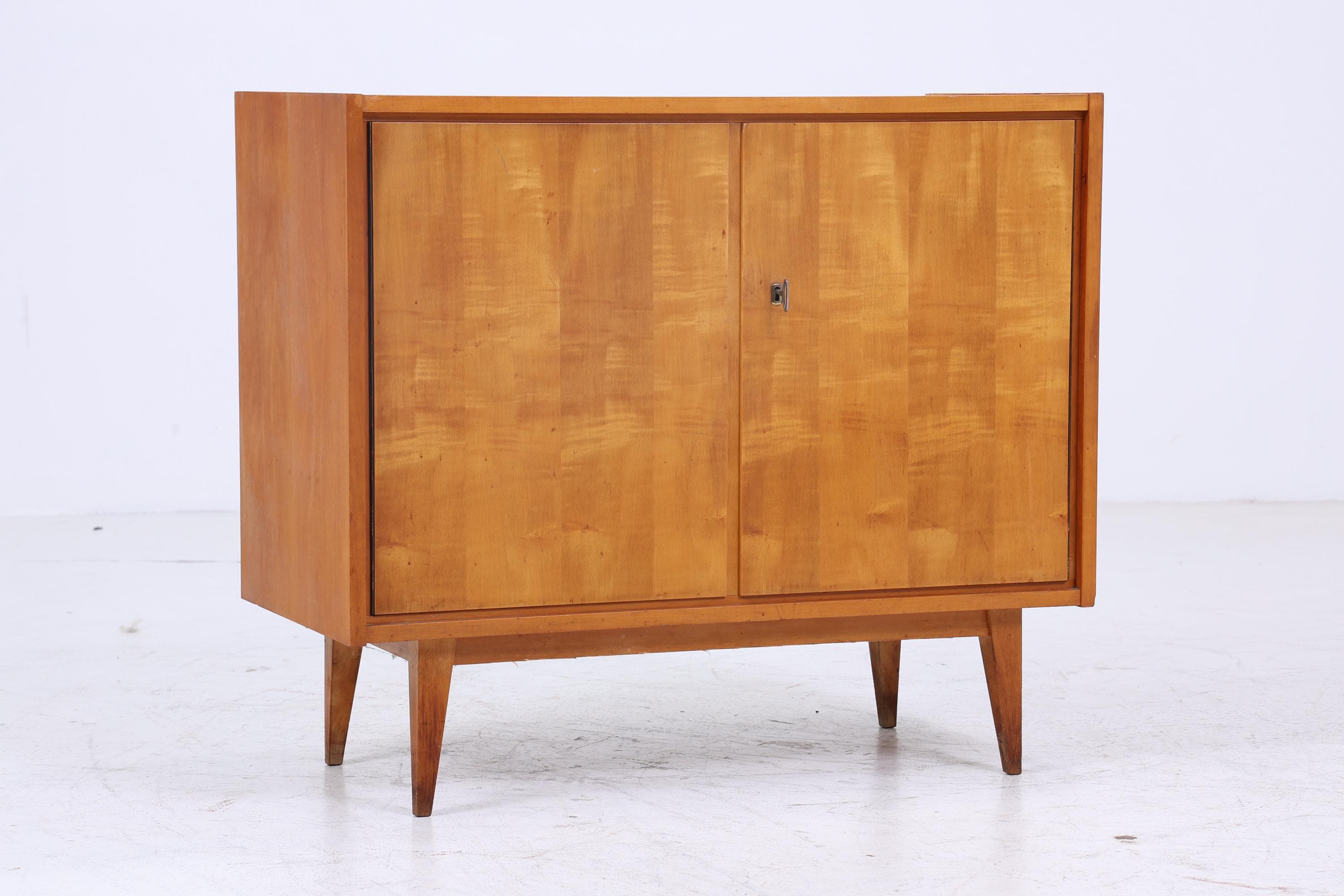 Wunderschöne Vintage Kommode 60er | Mid Century Schrank | Kleines Sideboard Retro Holz Aufbewahrung
