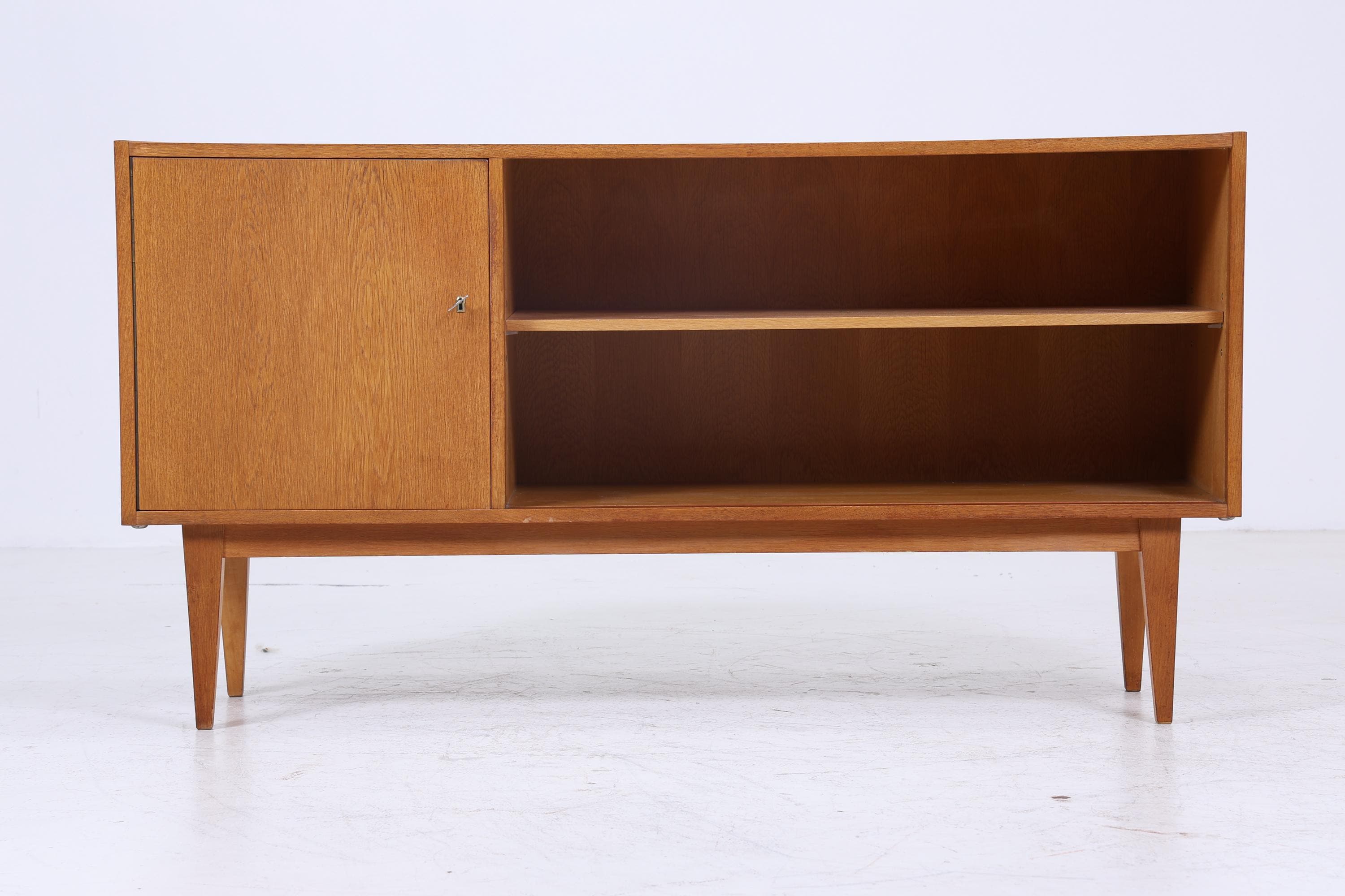 Hellerau 602 / M Sideboard 1960s | Mid Century Drawers Sideboard Cabinet Light Oak Franz Ehrlich Design Retro 1970s