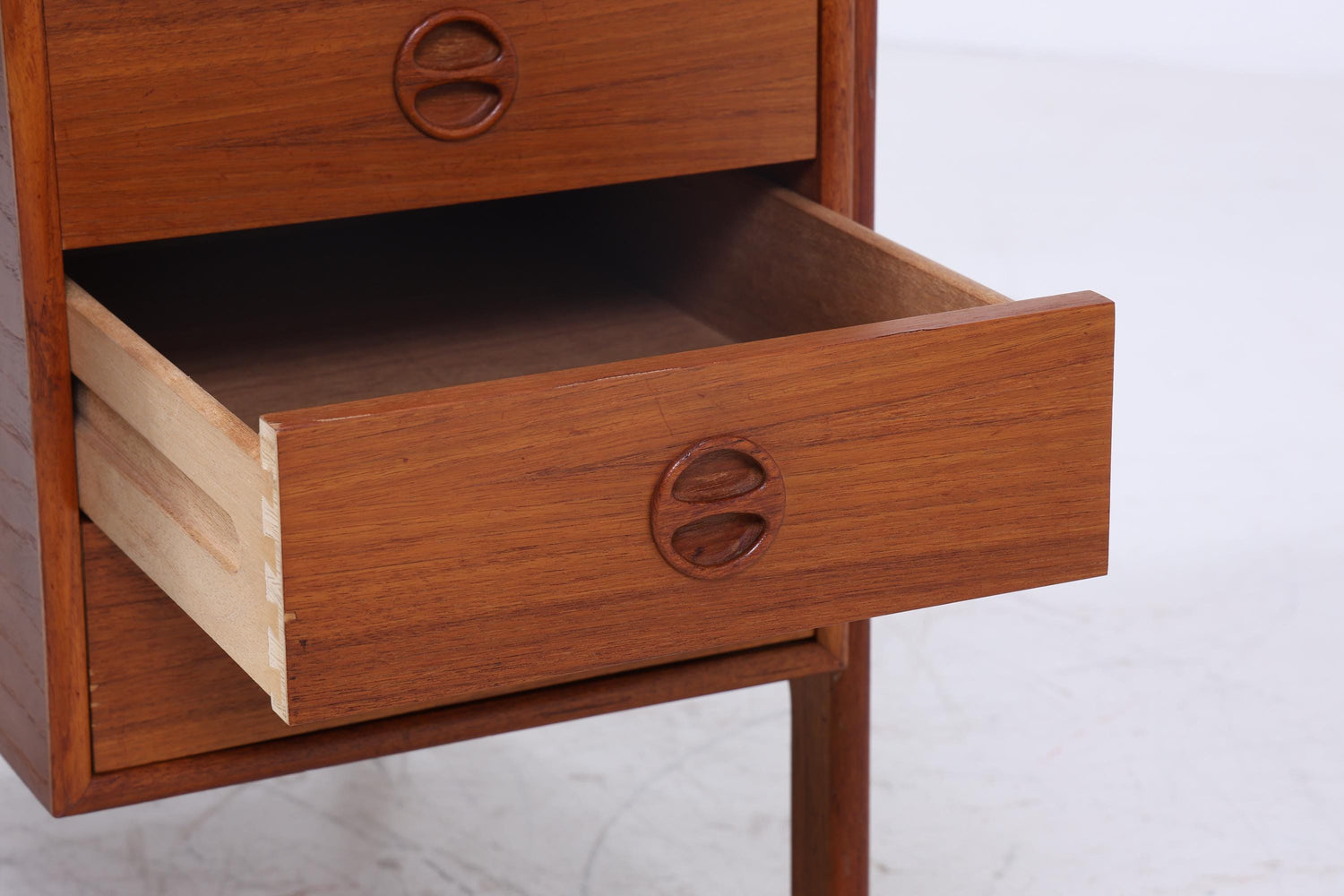 Vintage Teak Schreibtisch von Arne Vodder für GV Møbler | Mid Century Schubladen Arbeitstisch Frei Tisch Retro Holz Design