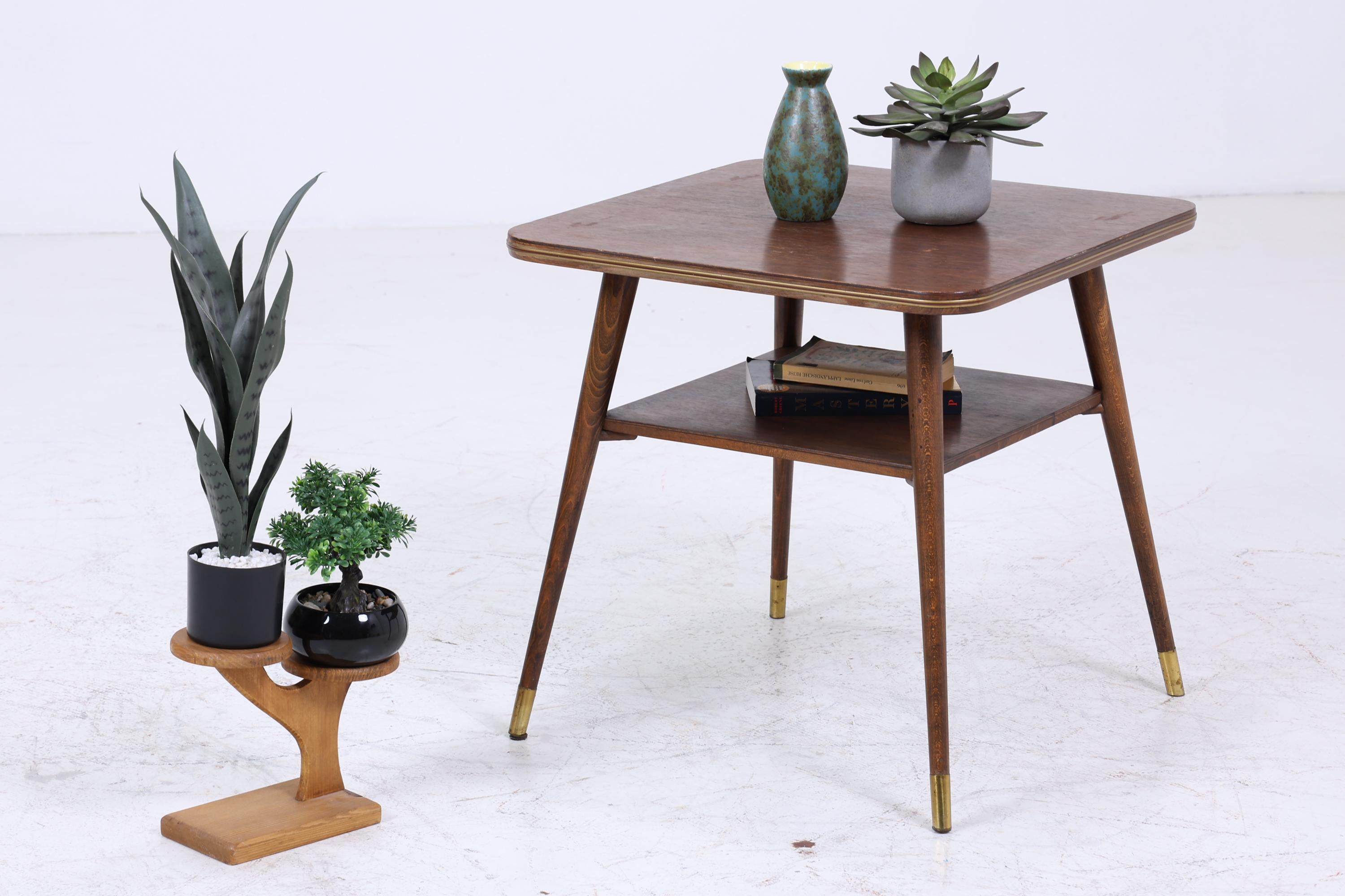Wunderschöner Vintage Beistelltisch | Mid Century Couchtisch Tisch Telefontisch 60er Jahre Retro Wohnzimmer