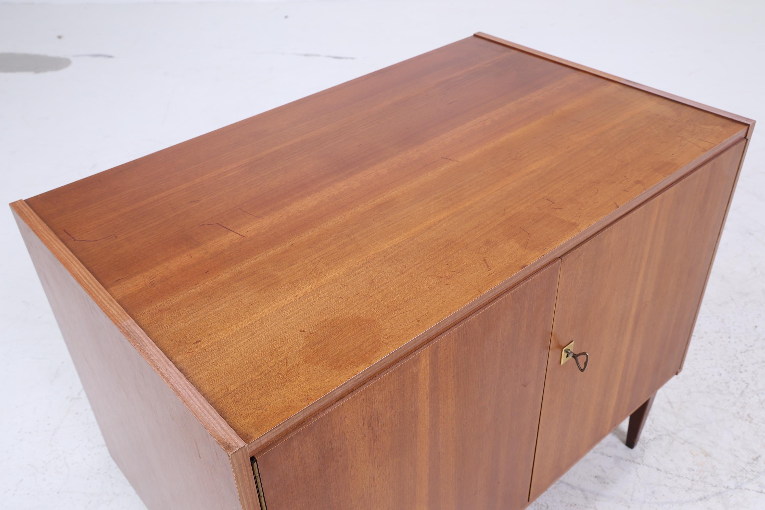 Wunderschöne Vintage Teak Kommode 60er | Mid Century Schrank | Retro Holz Aufbewahrung