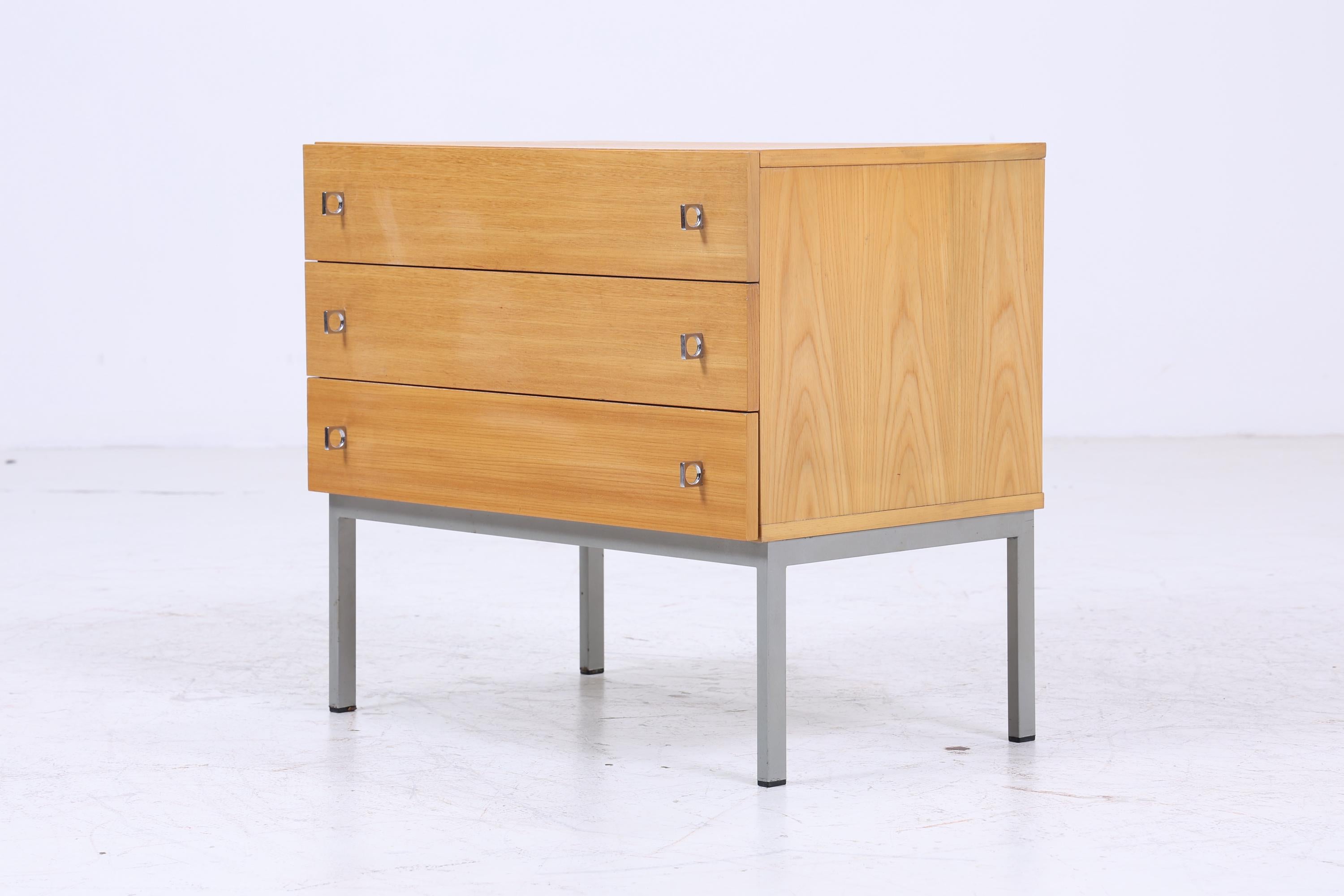 Vintage Mini Kommode 60er Jahre | Mid Century Schubladen Schrank | Retro Holz Aufbewahrung