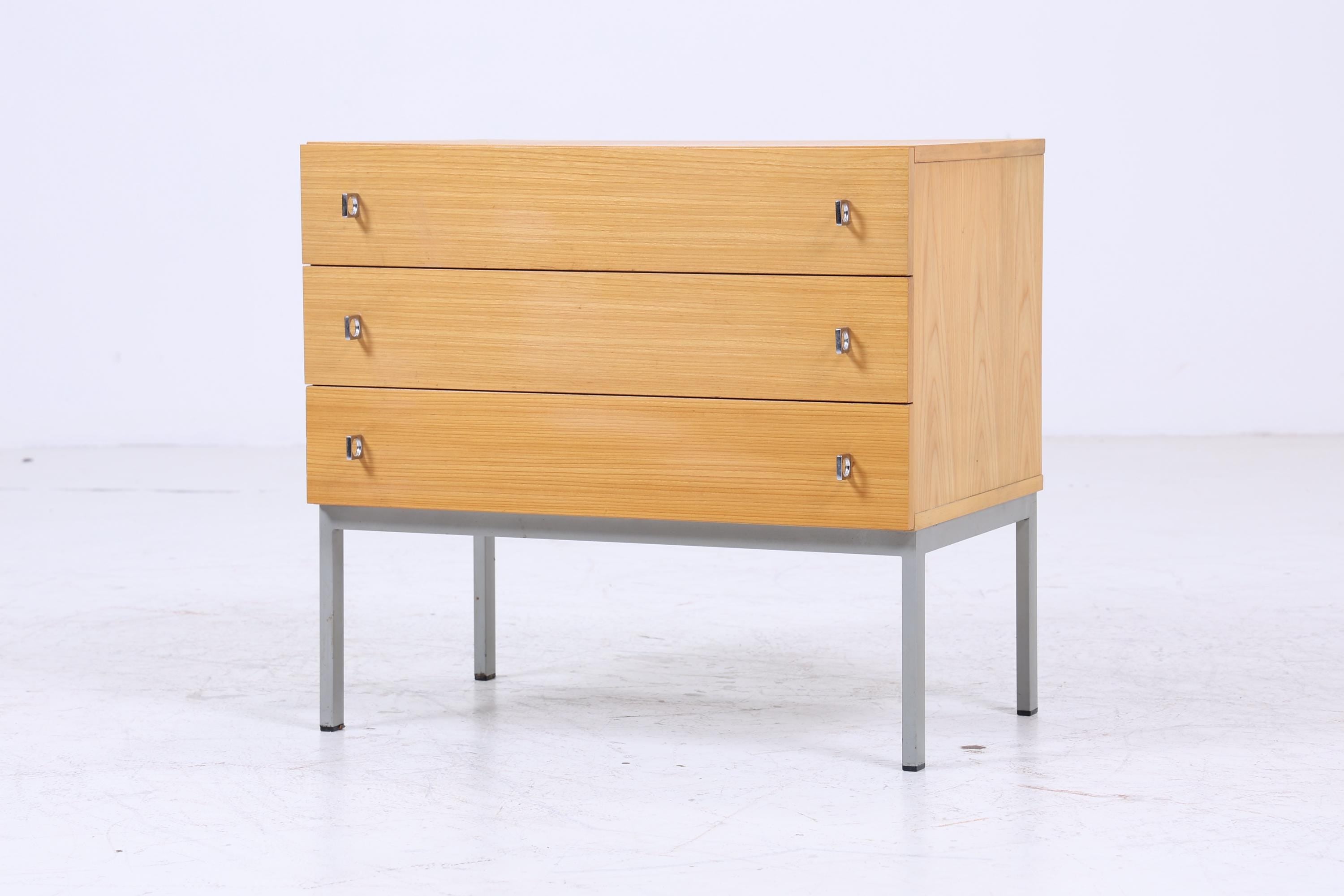 Vintage Mini Kommode 60er Jahre | Mid Century Schubladen Schrank | Retro Holz Aufbewahrung