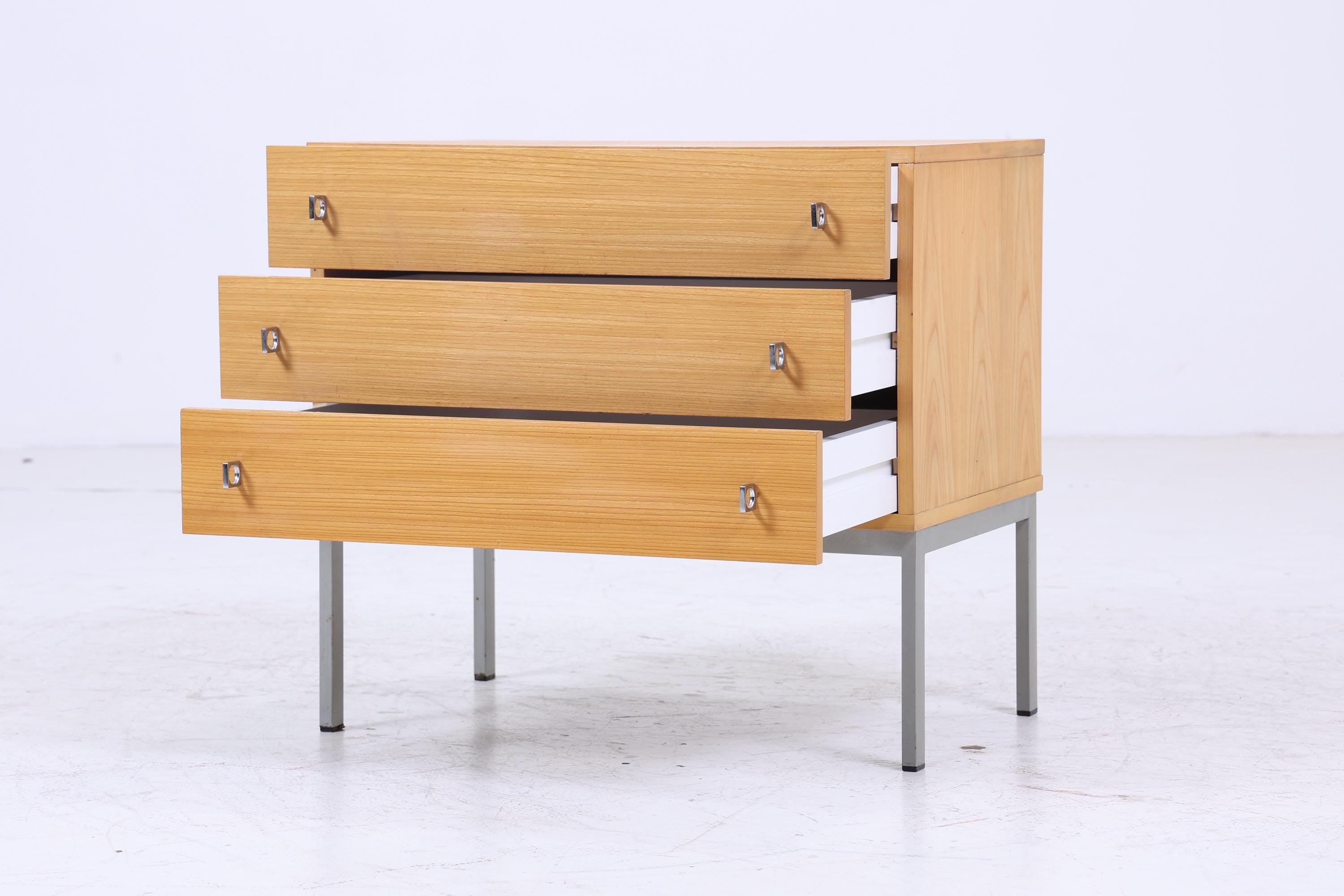 Vintage Mini Kommode 60er Jahre | Mid Century Schubladen Schrank | Retro Holz Aufbewahrung