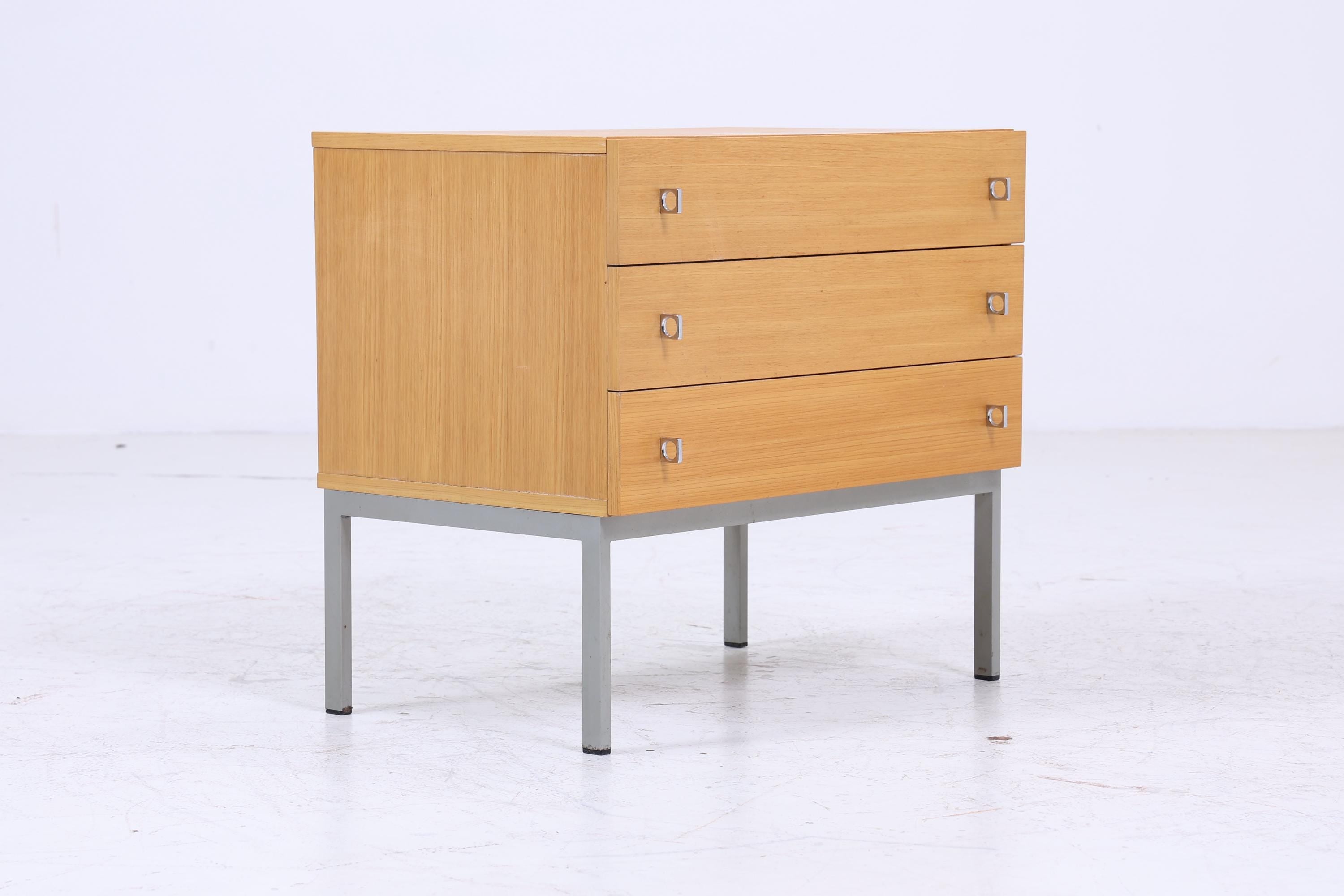 Vintage Mini Kommode 60er Jahre | Mid Century Schubladen Schrank | Retro Holz Aufbewahrung