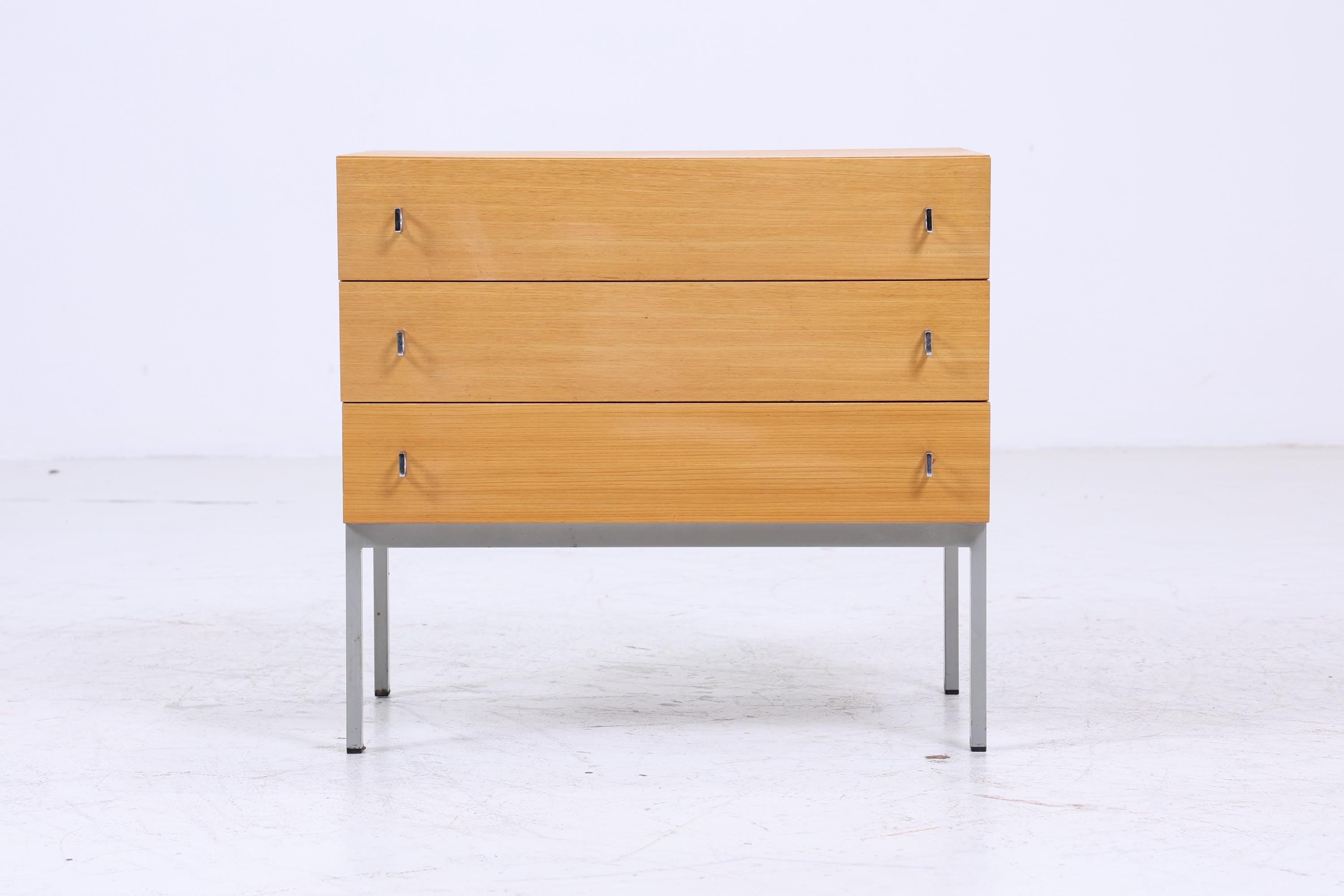 Vintage Mini Kommode 60er Jahre | Mid Century Schubladen Schrank | Retro Holz Aufbewahrung