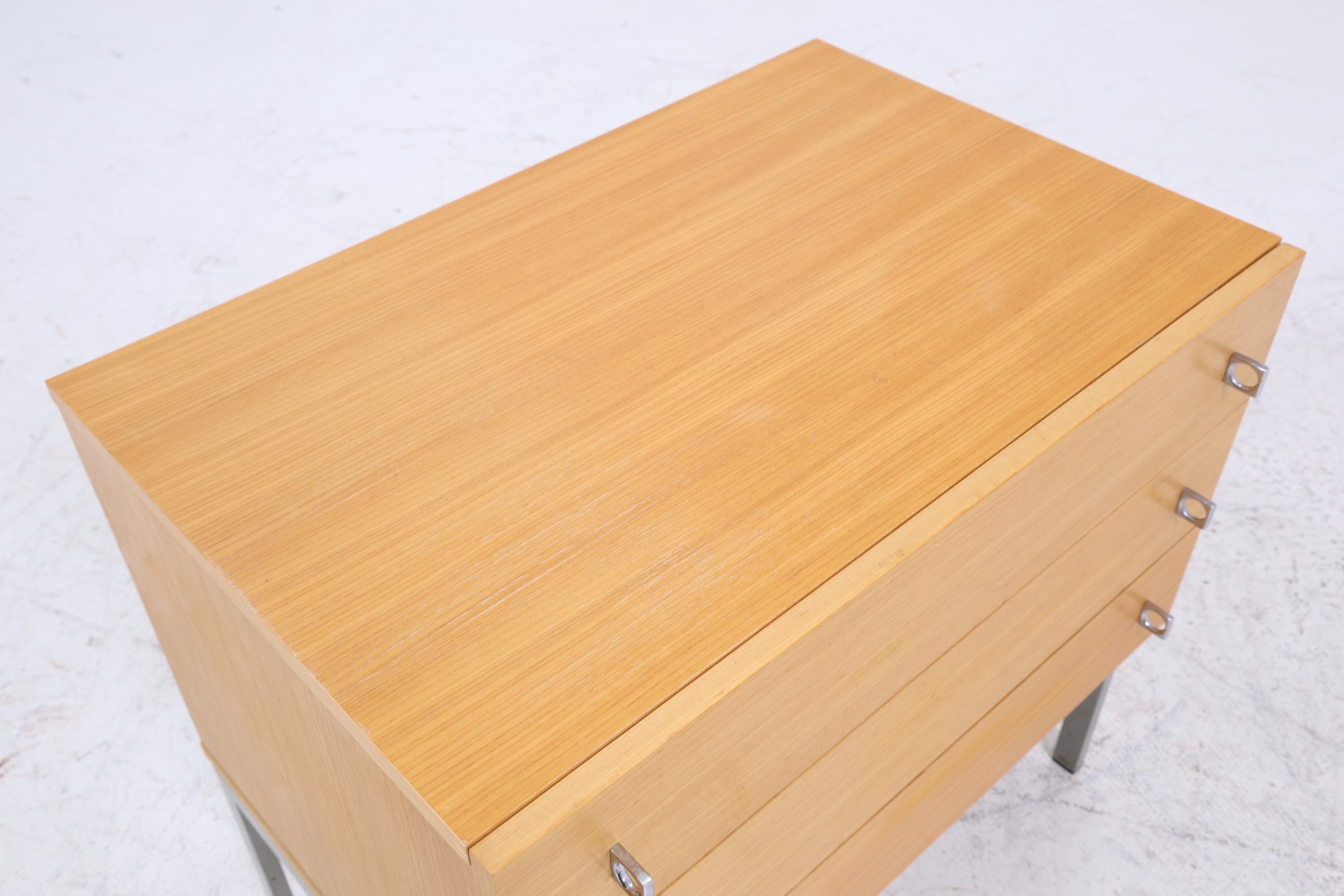 Vintage Mini Kommode 60er Jahre | Mid Century Schubladen Schrank | Retro Holz Aufbewahrung