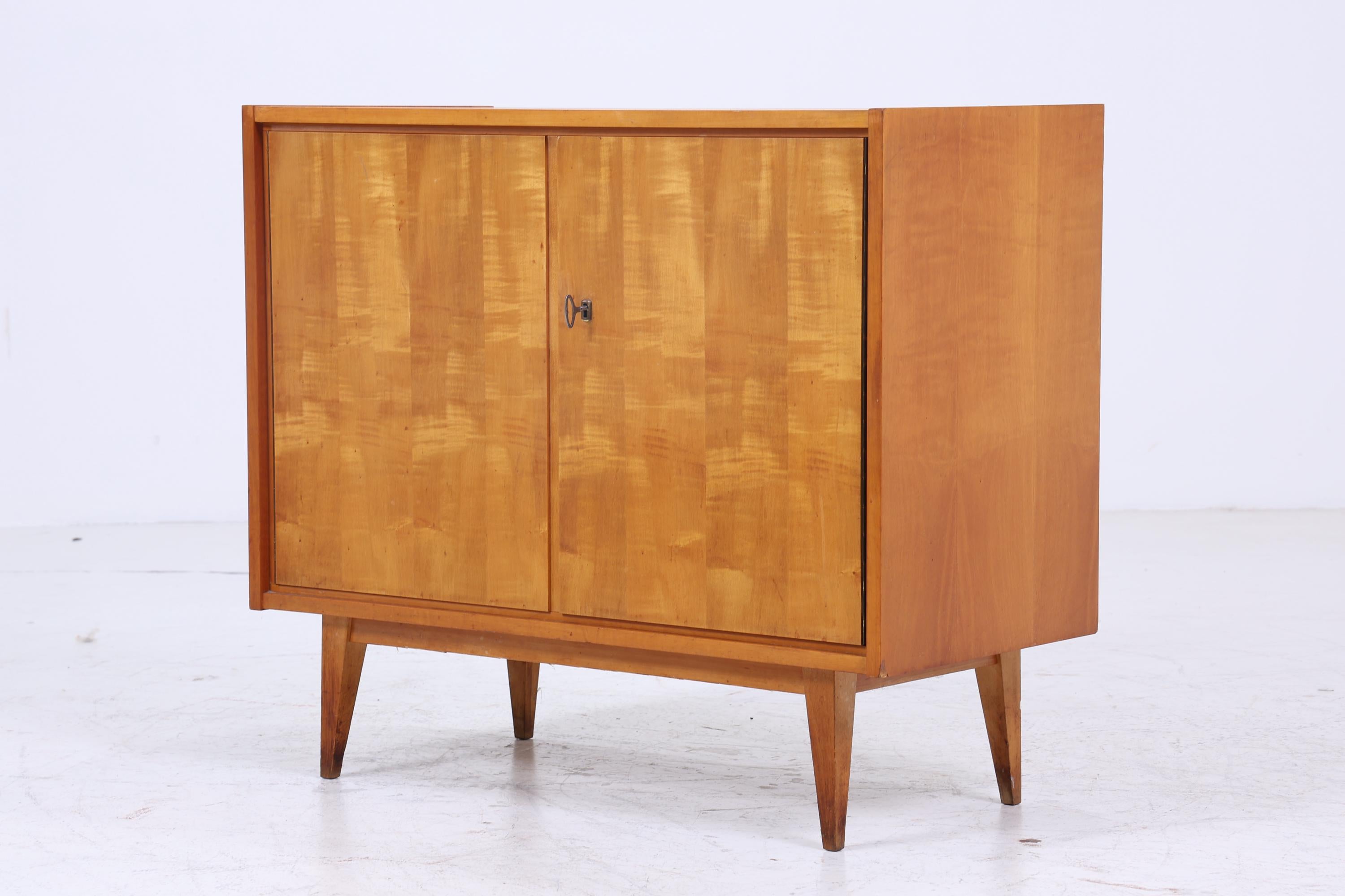 Wunderschöne Vintage Kommode 60er | Mid Century Schrank | Kleines Sideboard Retro Holz Aufbewahrung