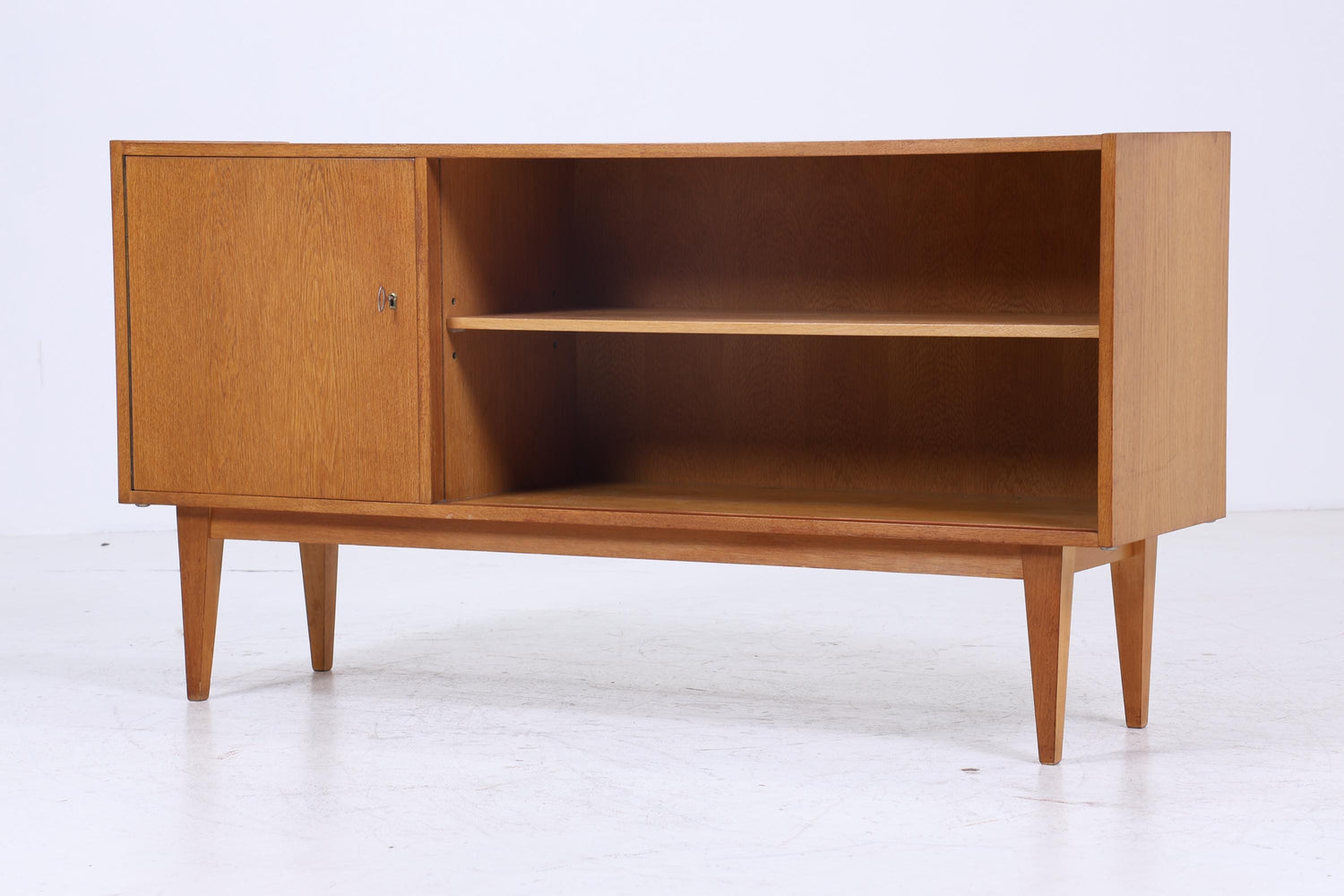 Hellerau 602 / M Sideboard 1960s | Mid Century Drawers Sideboard Cabinet Light Oak Franz Ehrlich Design Retro 1970s