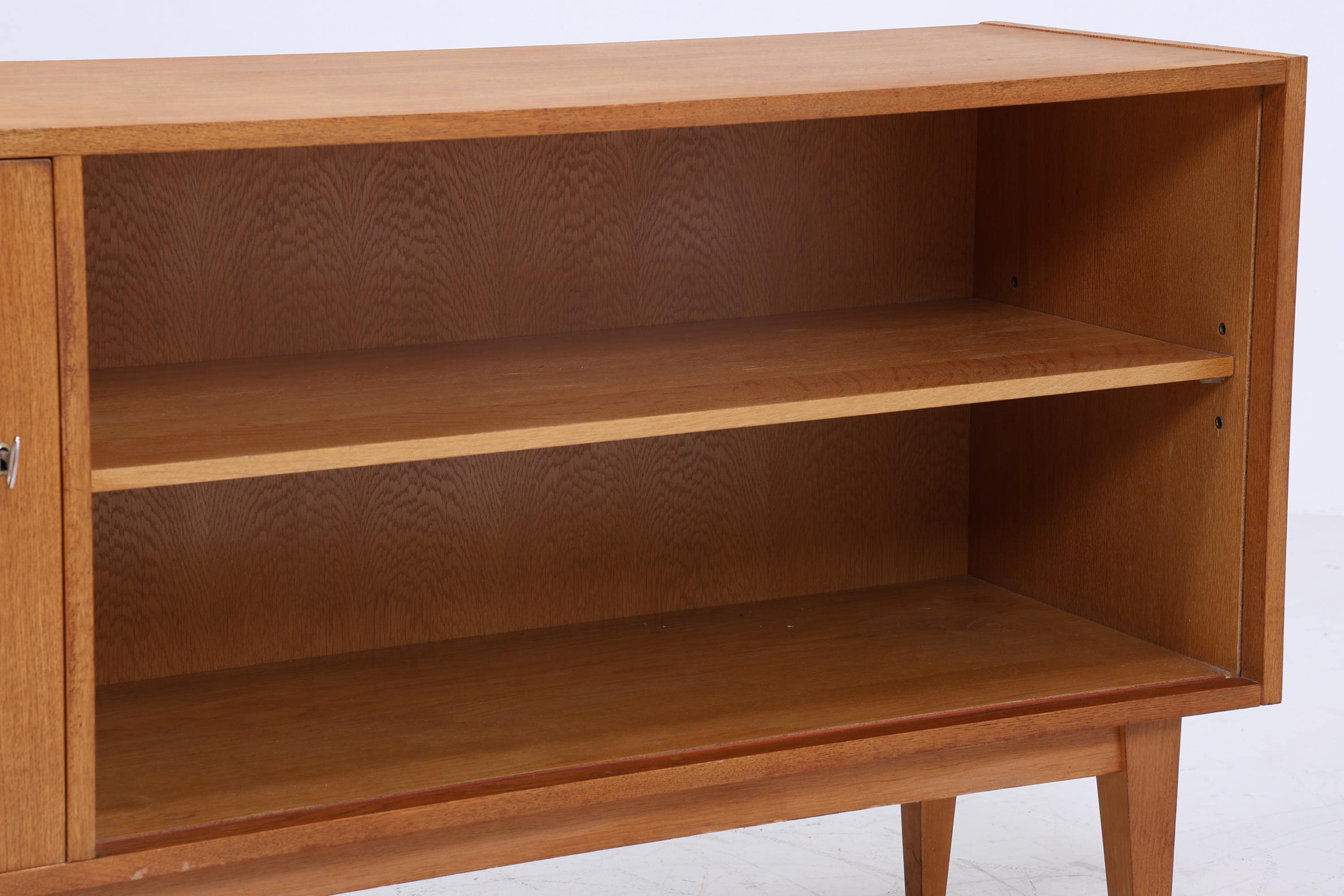 Hellerau 602 / M Sideboard 1960s | Mid Century Drawers Sideboard Cabinet Light Oak Franz Ehrlich Design Retro 1970s