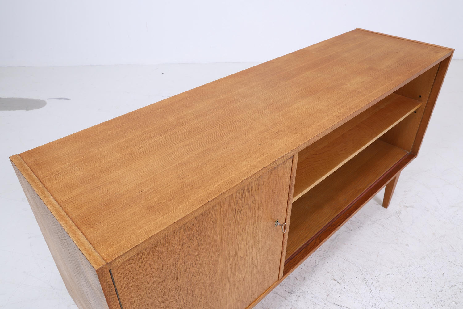 Hellerau 602 / M Sideboard 1960s | Mid Century Drawers Sideboard Cabinet Light Oak Franz Ehrlich Design Retro 1970s